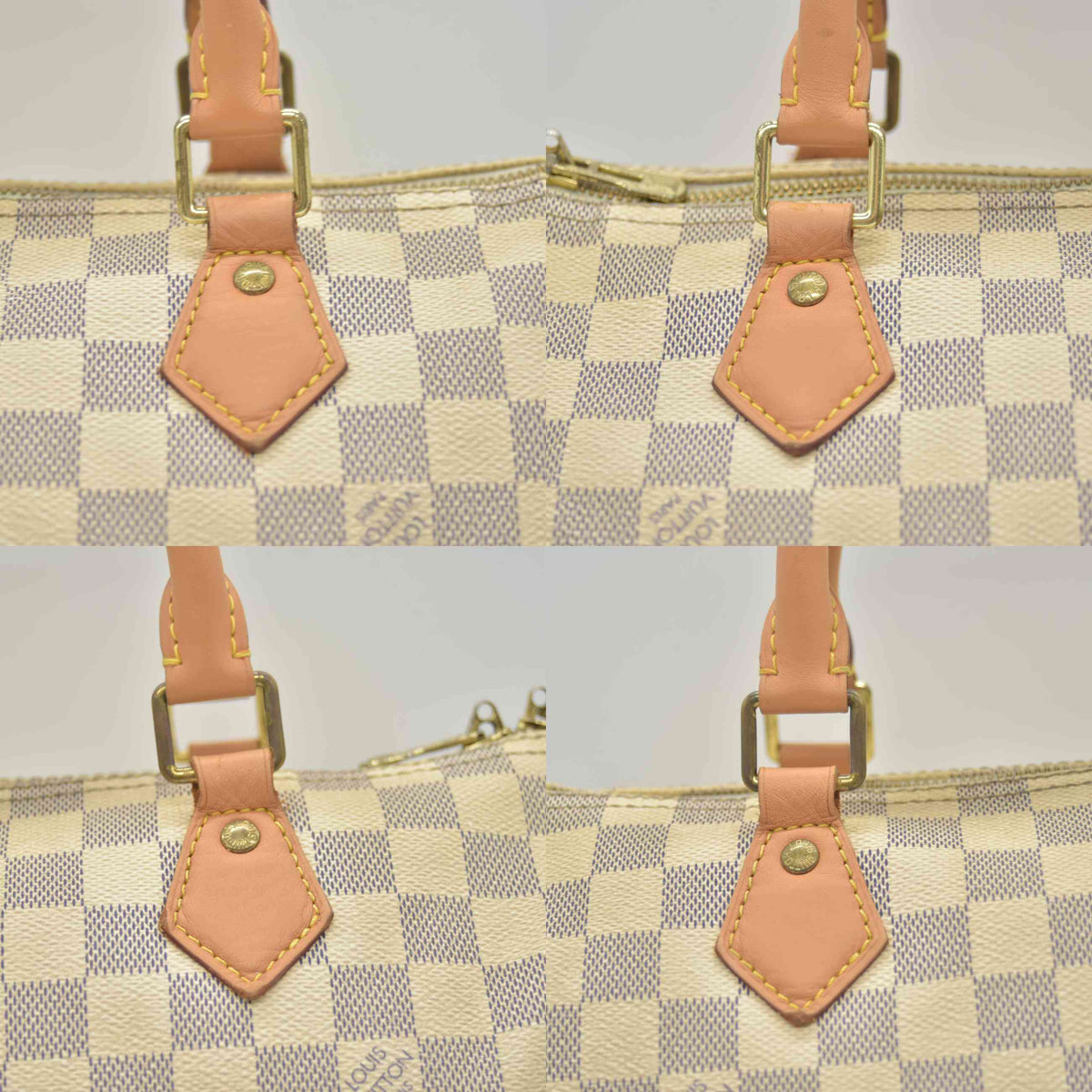 $2040 2017 Louis Vuitton Damier Azur Speedy Bandouliere 30 DU1197 10020138