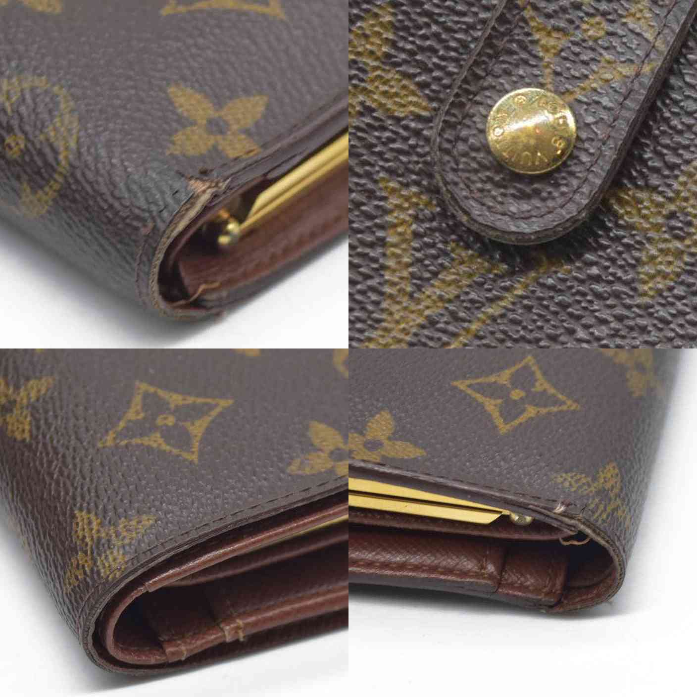 AUCTION $750 Louis Vuitton  Monogram French Purse Wallet