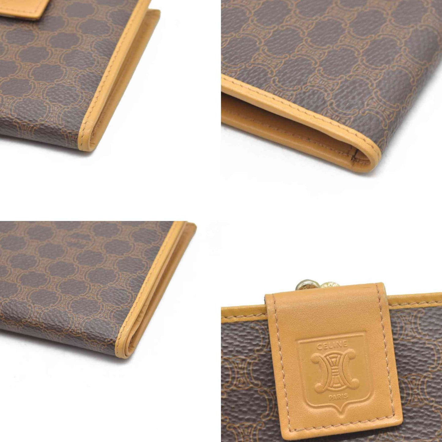 Celine Vintage Macadam Compact Wallet