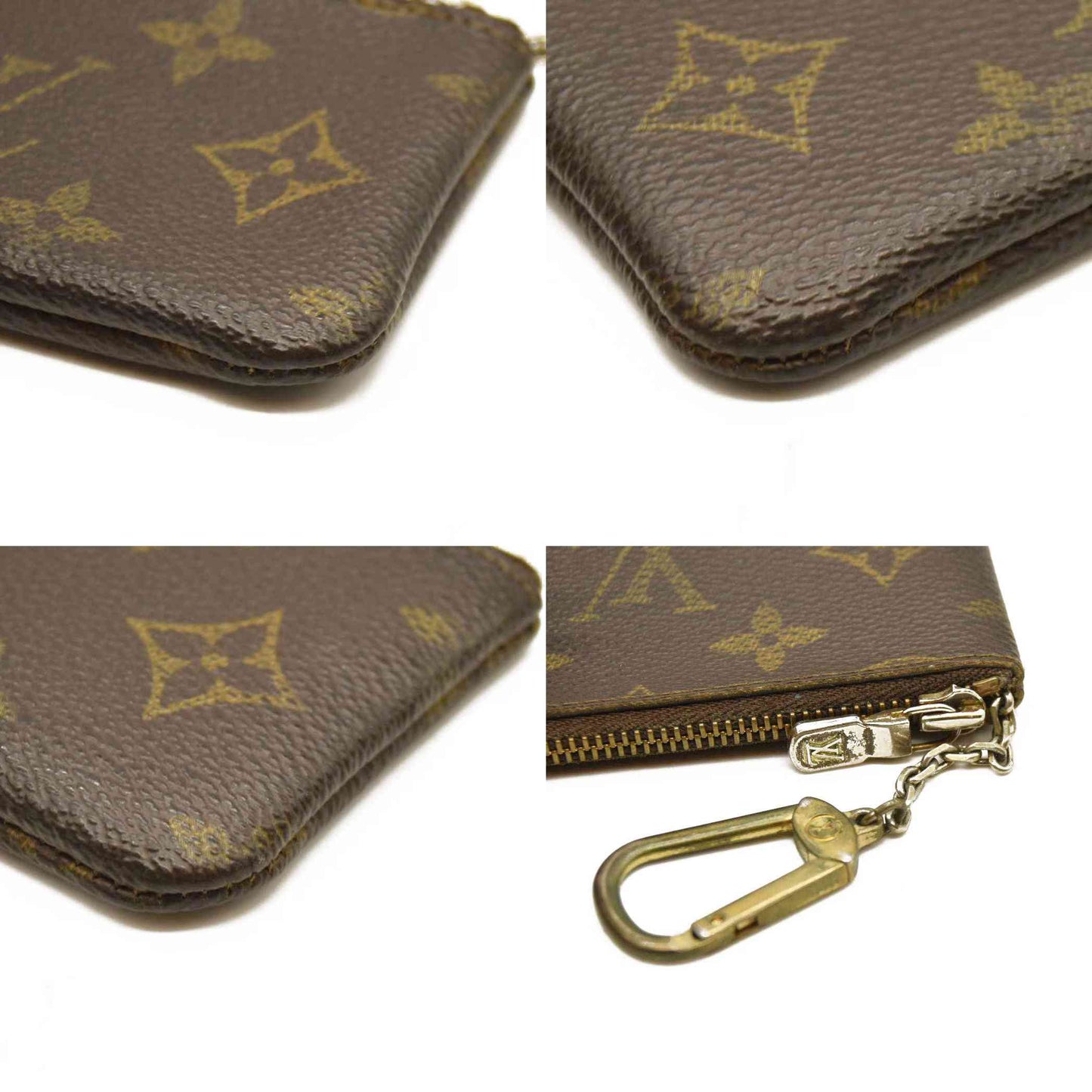 Louis Vuitton  Monogram Key Pouch 0990ET