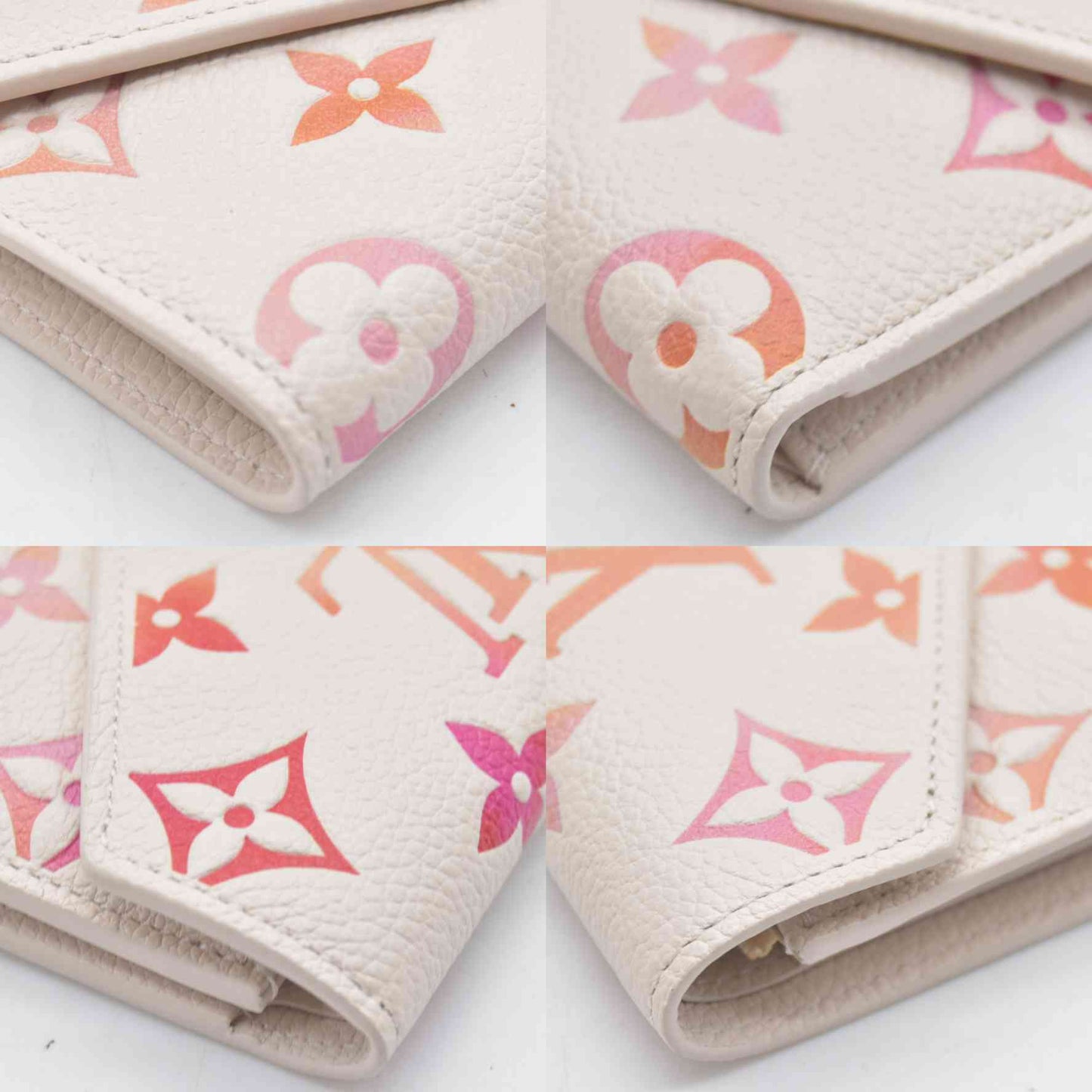 $840 Louis Vuitton Empreinte Victorine Wallet Sunrise Aquarelle 2024