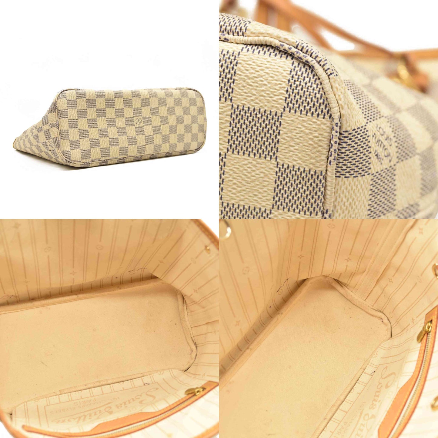 LOUIS VUITTON Damier Azur Neo Neverfull PM  VI4079