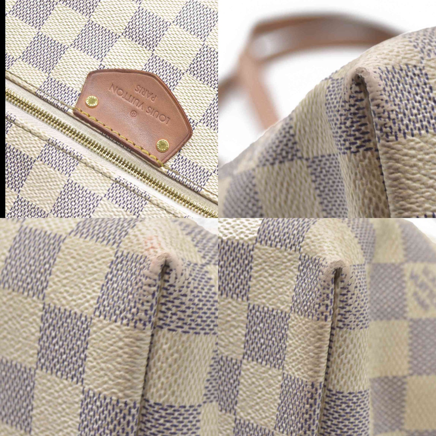 $1620 Louis Vuitton Damier Azur Iena MM FL4189 2019
