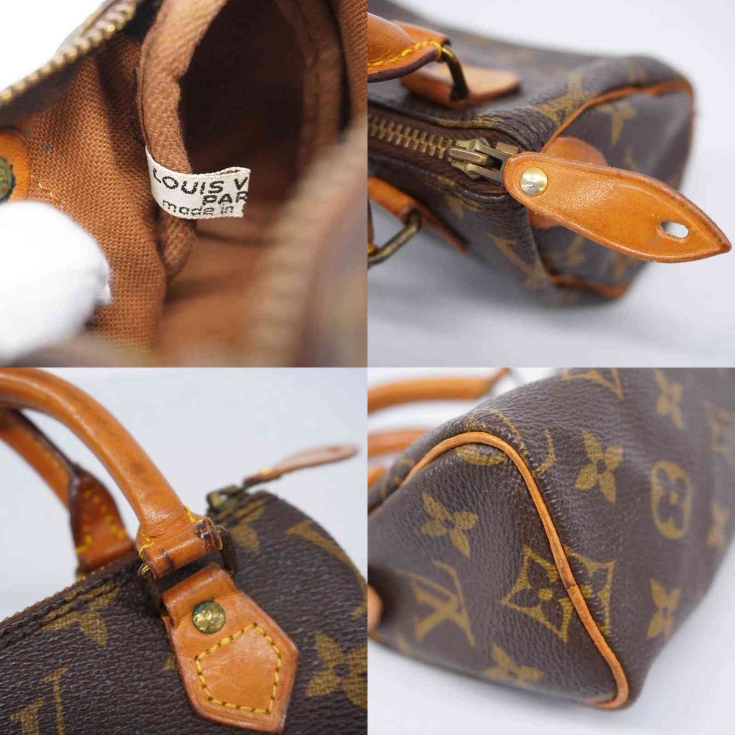 LOUIS VUITTON Monogram Mini Speedy with Strap