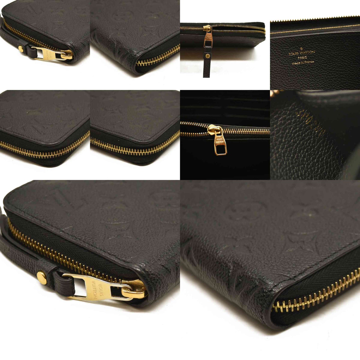 2020 Louis Vuitton  Empreinte Zippy Wallet Black SP0280