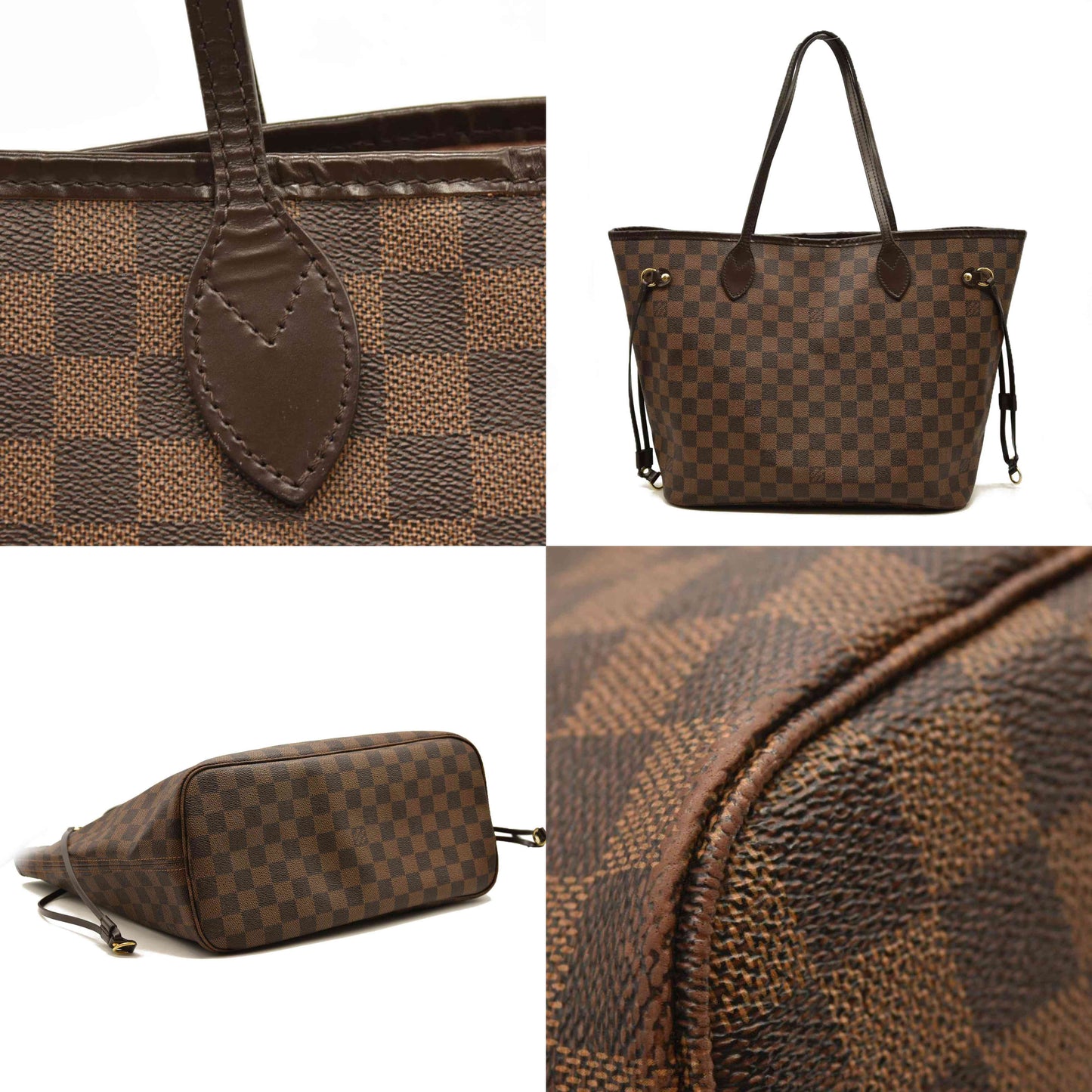 LOUIS VUITTON Damier Ebene Neverfull MM SD2196