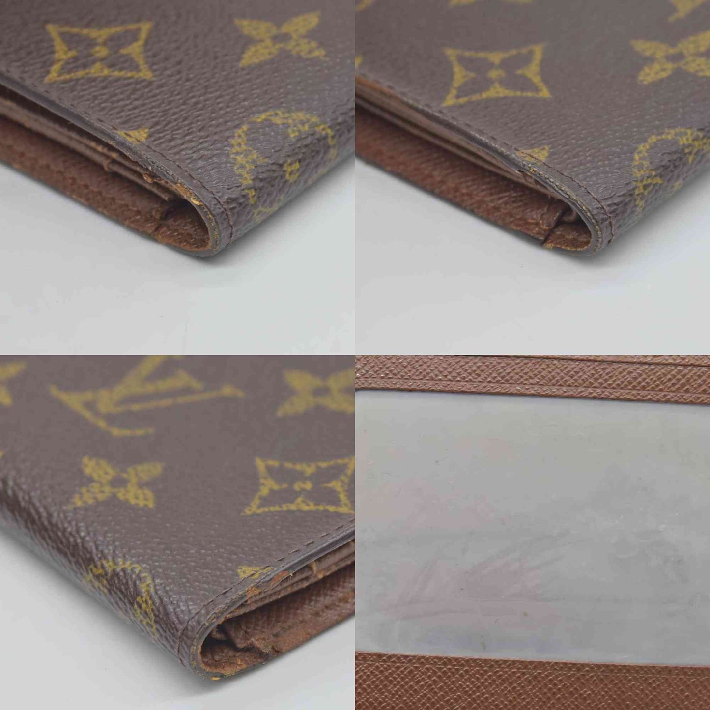 $350 2001 Louis Vuitton Monogram Porte 2 Cartes Vertical Card Holder CONSIGNMENT