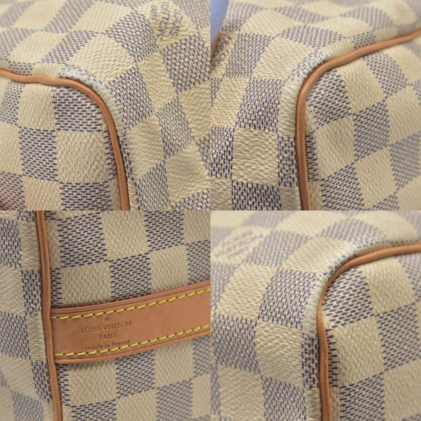 $1940 Louis Vuitton  Damier Azur Speedy Bandouliere 25 DU3165