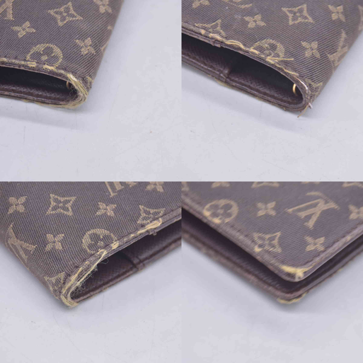 2007 Louis Vuitton Monogram Mini Agenda PM Notebook Cover Brown CA2057 10018466