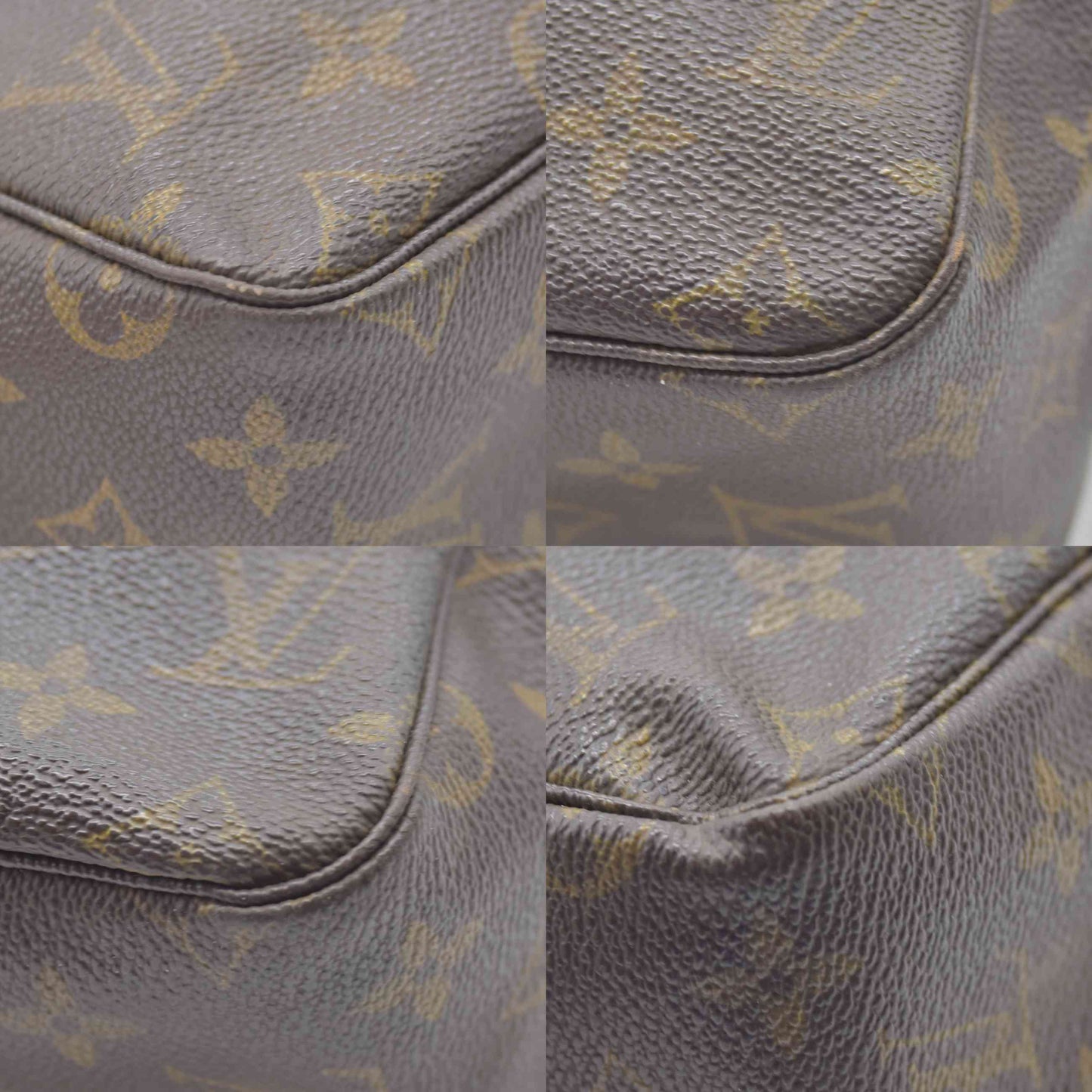 $600 1987 Louis Vuitton Monogram Trousse Toilette 28 874NO
