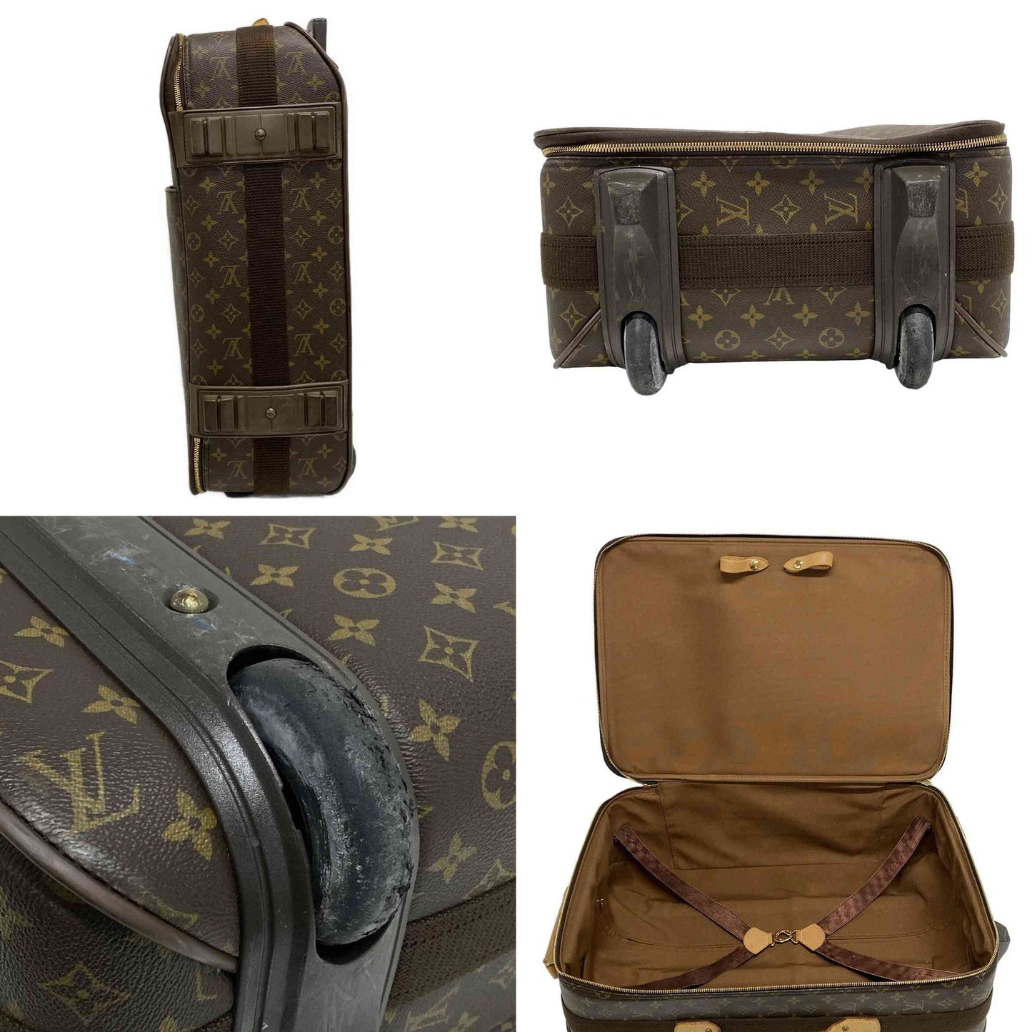 $3,850 2010 LOUIS VUITTON Pegase 60 Monogram Canvas Rolling Suitcase SP1010