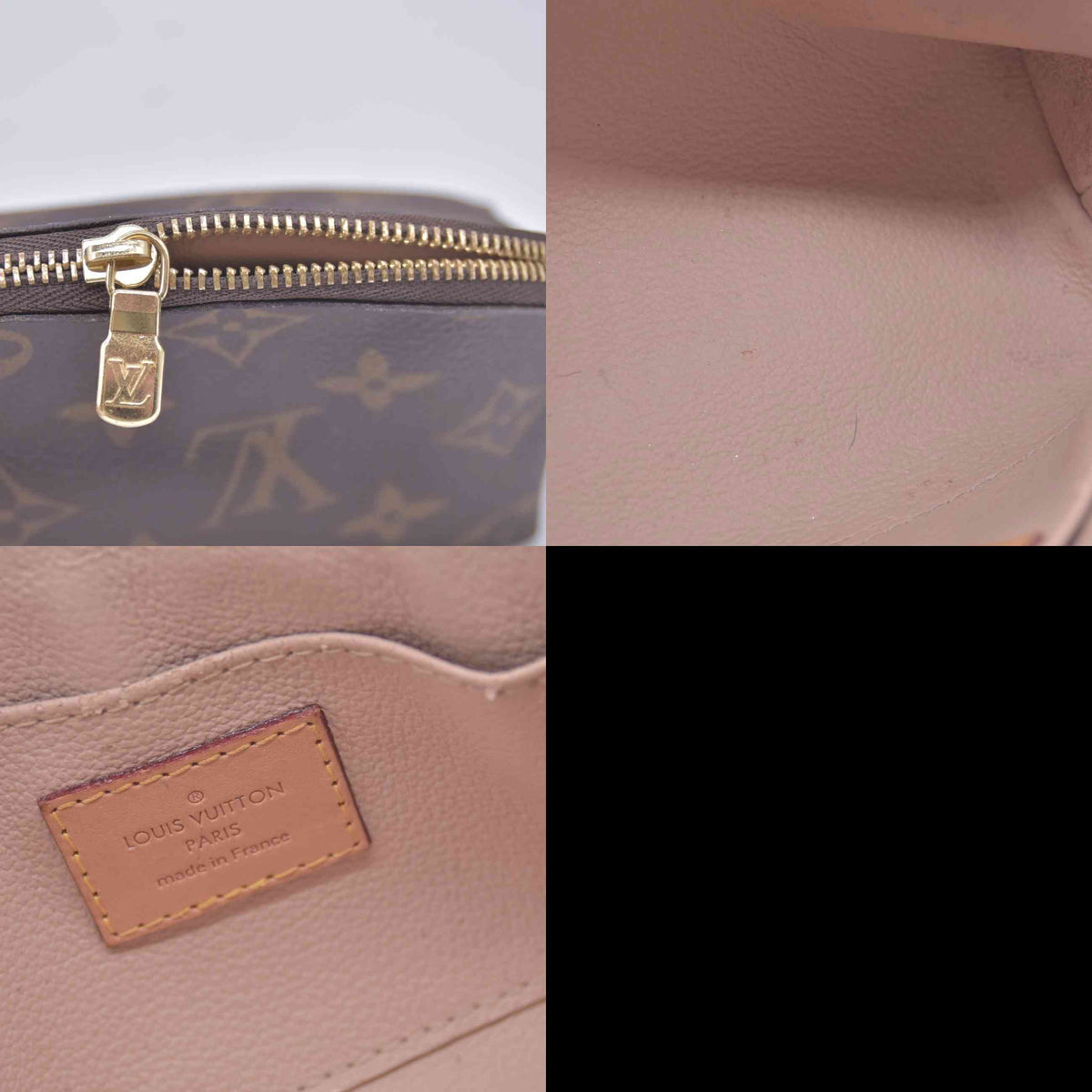 $620 RFID Louis Vuitton Monogram Cosmetic Pouch