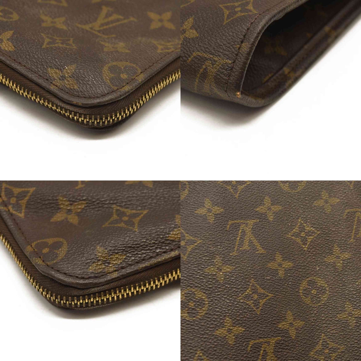 LOUIS VUITTON Monogram Poche Documents Portfolio Case 39