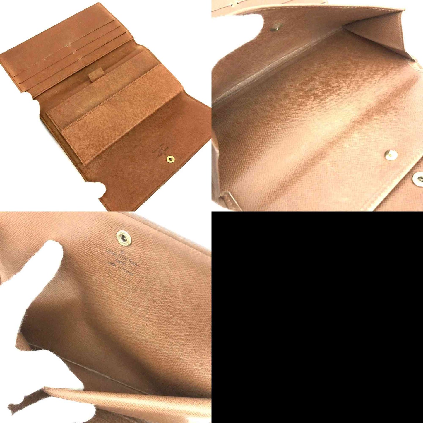 Louis Vuitton Monogram Porte Tresor International Trifold Long Wallet MI1914