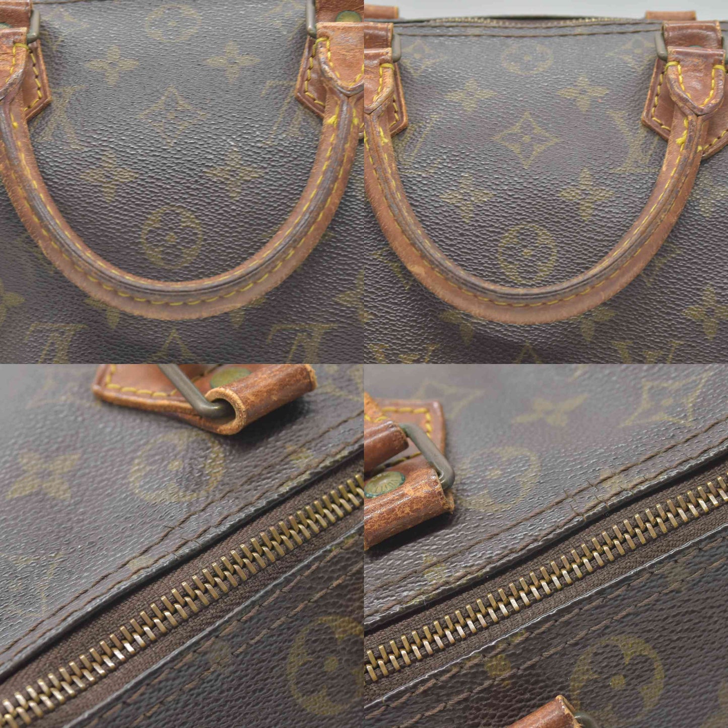 $1550 Louis Vuitton Monogram Speedy 30 Hand Bag 883 March 1988