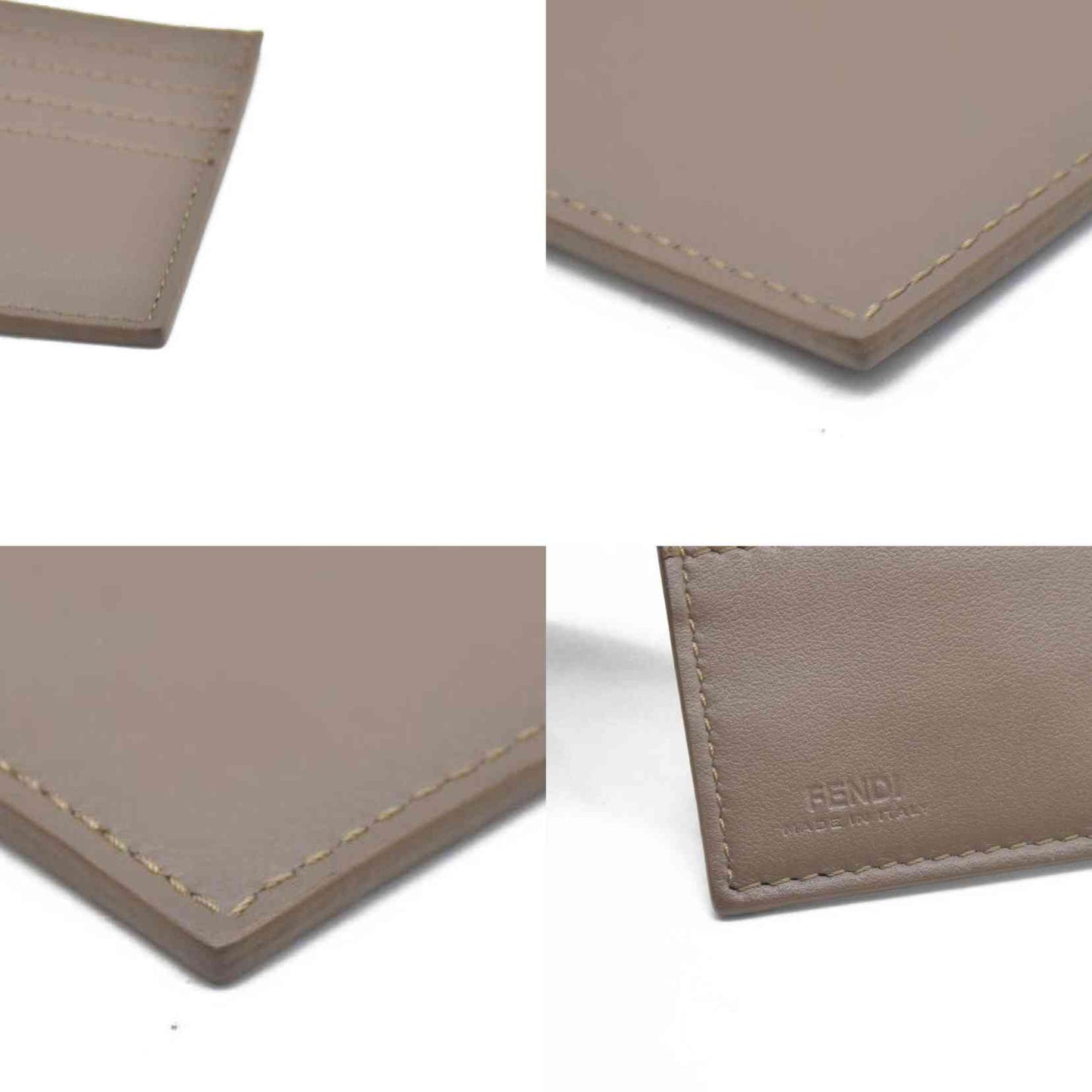 AUCTION $1550 Fendi Vitello Soft F is Fendi Bi-Color FF 1974 Embossed Envelope Wallet On Chain with Pouches Maya Black Insert Card holder