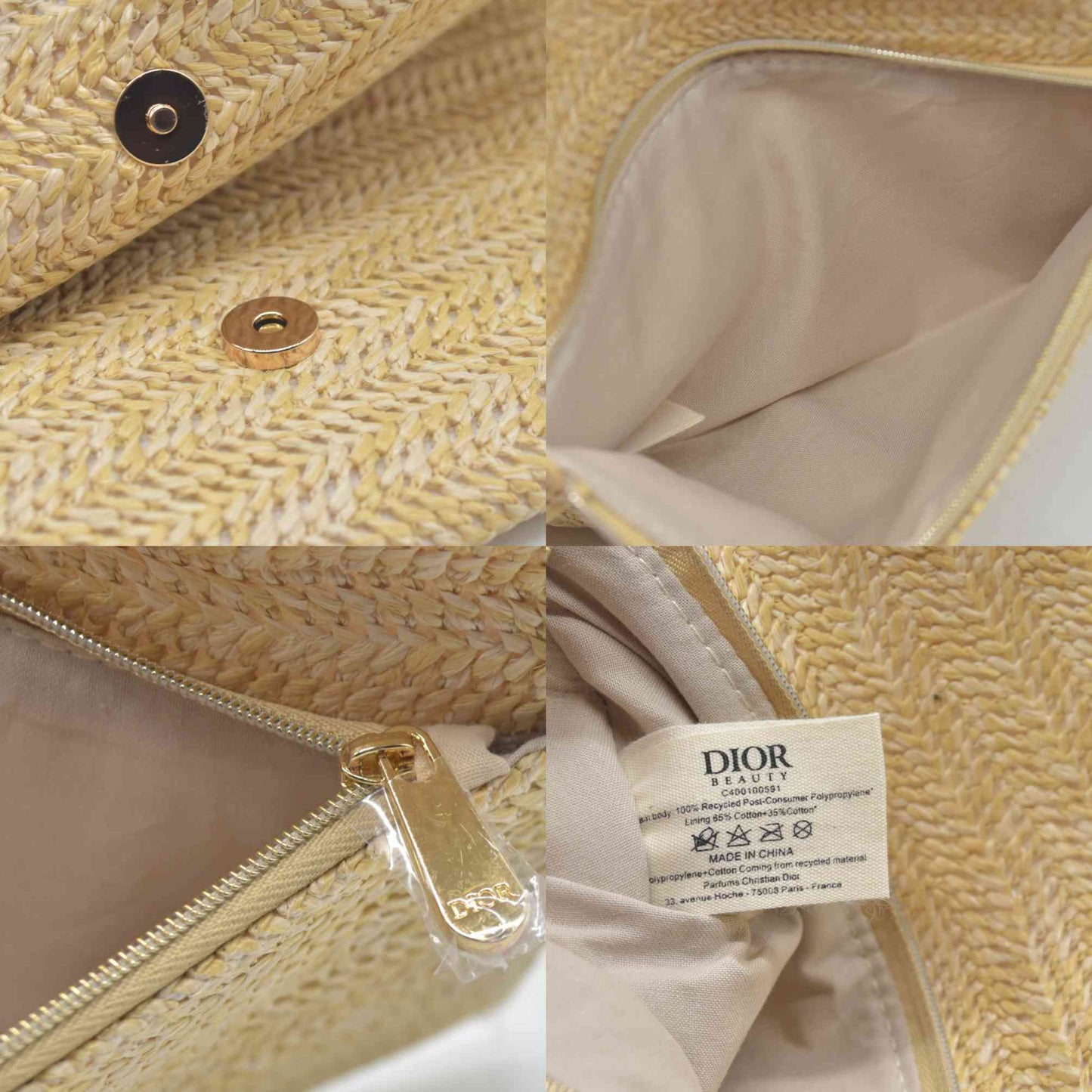 Dior Beauty Raffia GWP Clutch