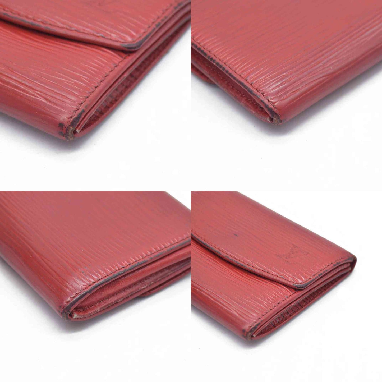 $345 Louis Vuitton Red Epi Coin Pouch