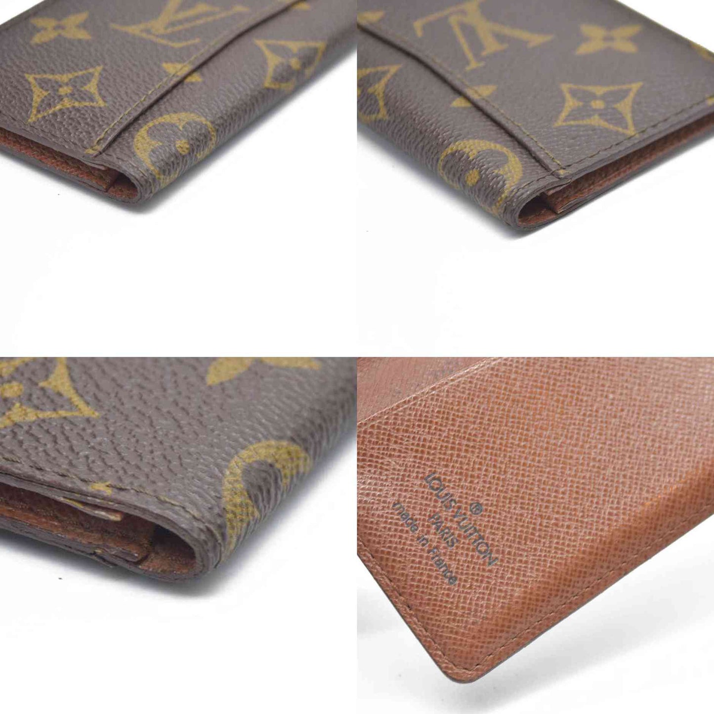 AUCTION $440 Louis Vuitton  Monogram Business Card Holder