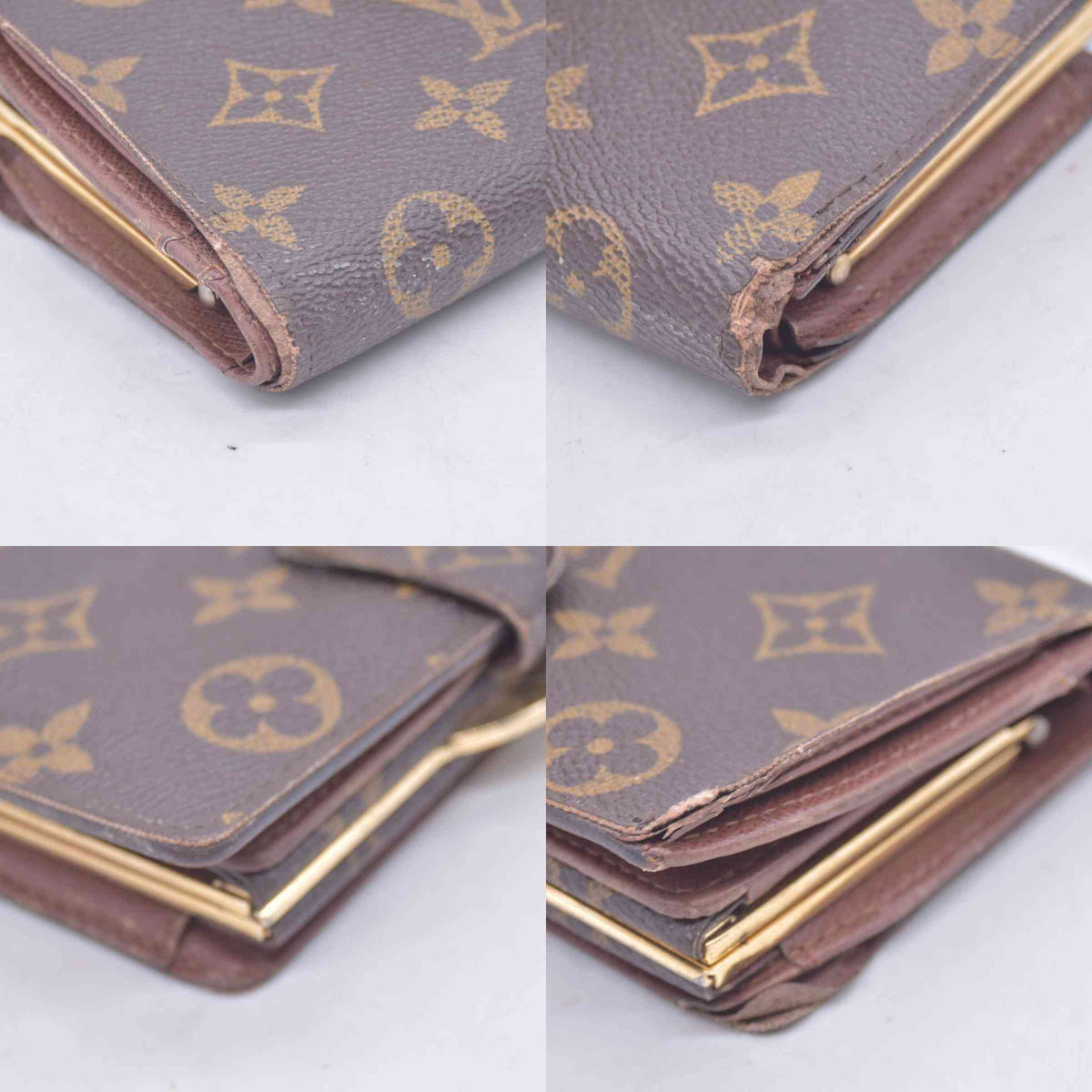 $730 LOUIS VUITTON Monogram French Wallet CONSIGNMENT 10021463