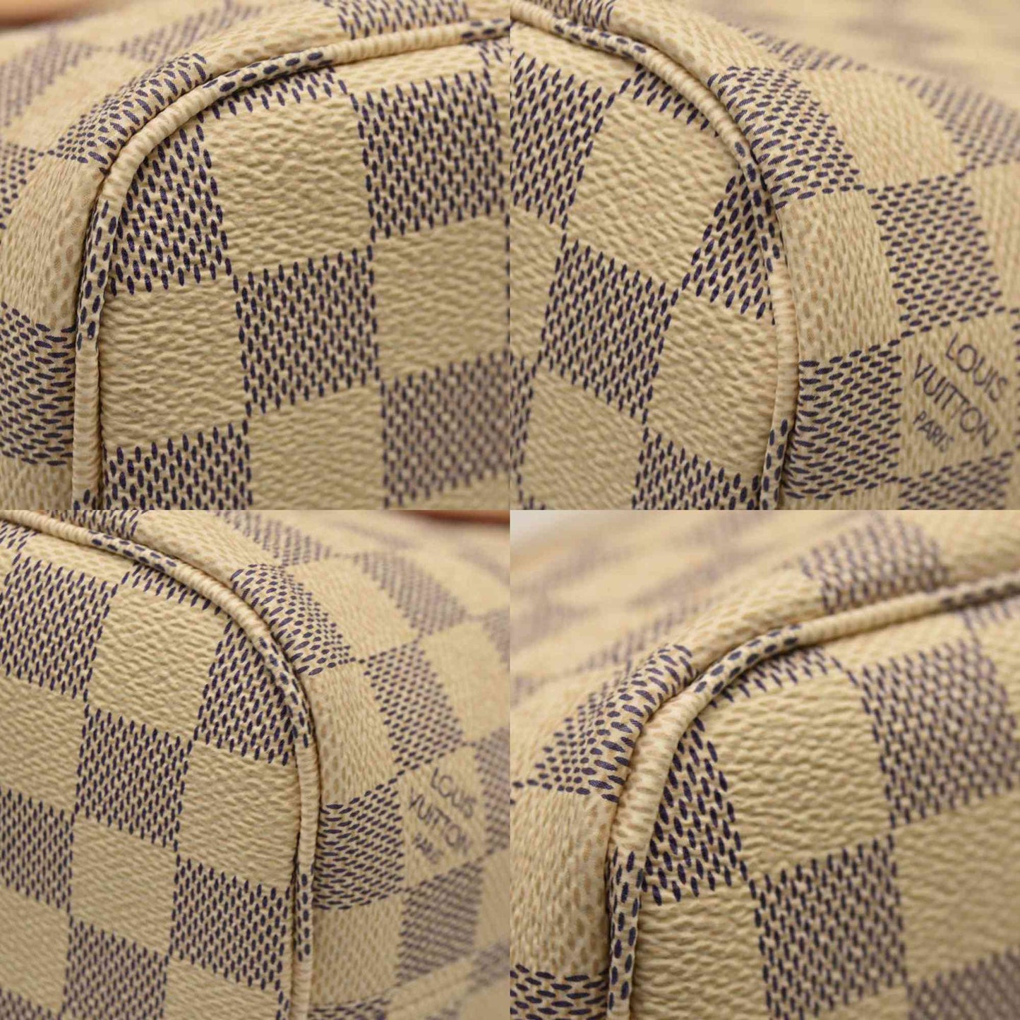 LOUIS VUITTON  Damier Azur Neverfull PM RFID