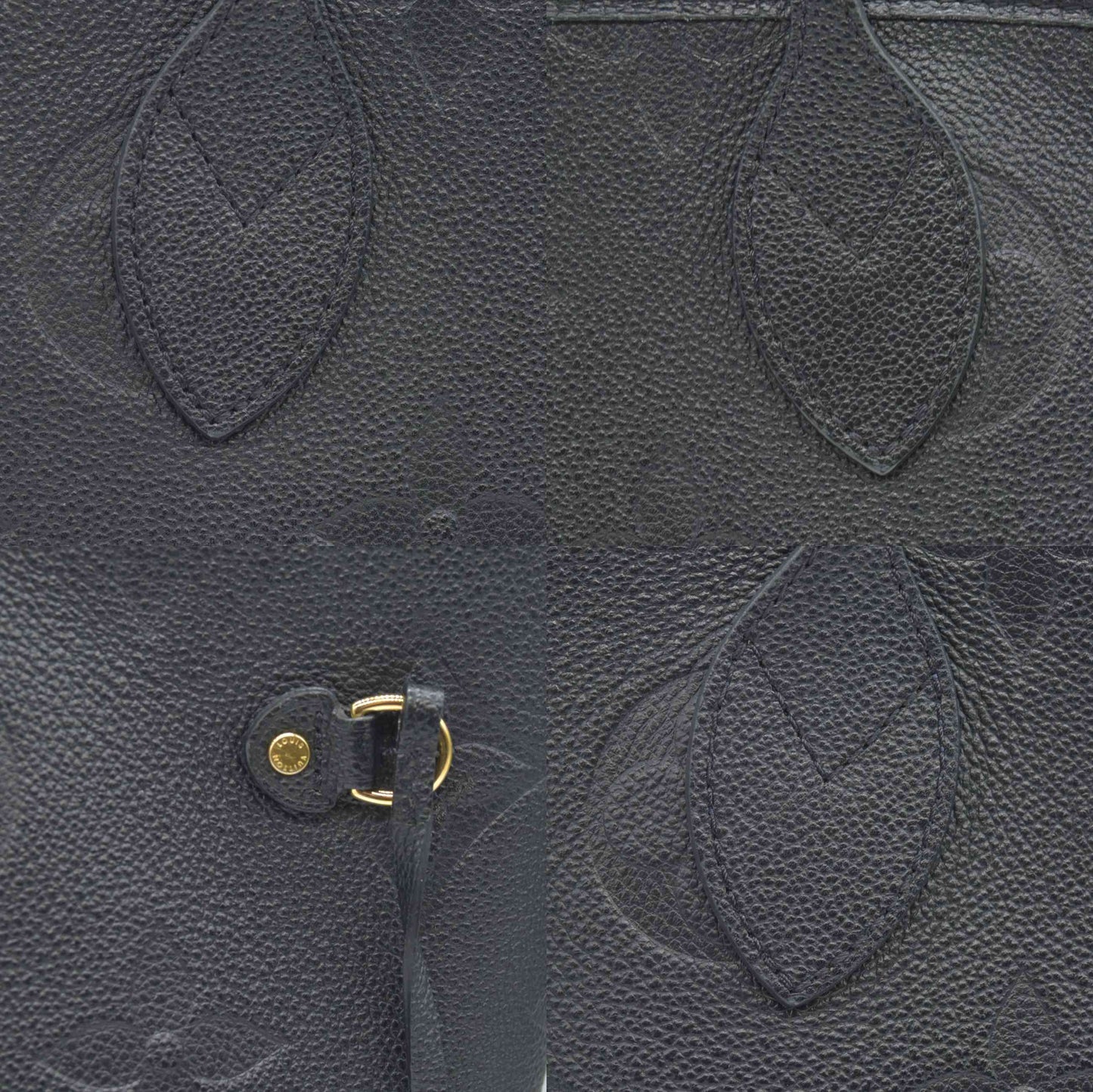 $2940 Louis Vuitton Monogram Giant Neverfull MM Black RFID