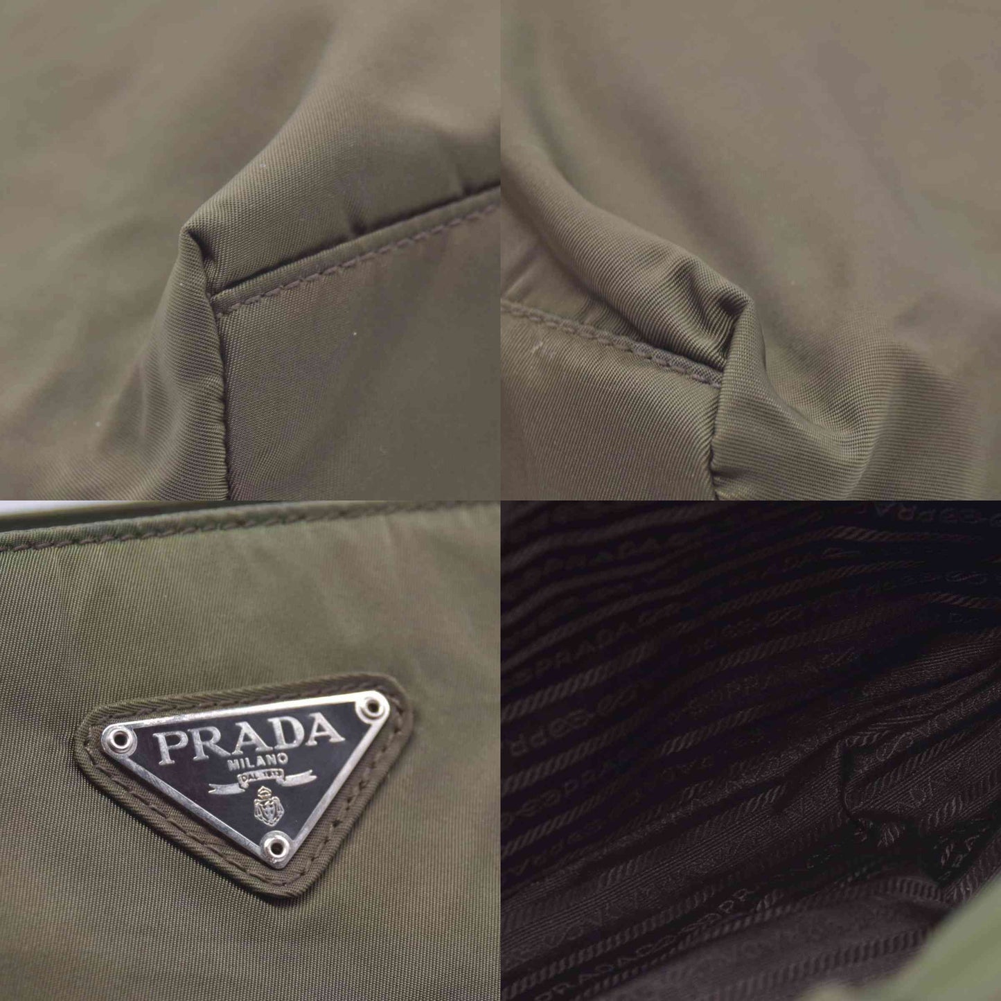 $1200 Prada Tessuto Nylon Top Handle Bag