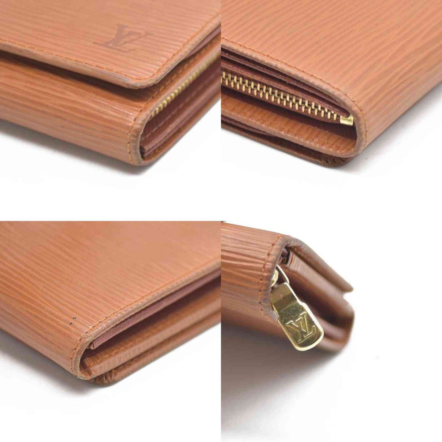 Louis Vuitton Epi Porte Monnaie Billets Tresor Leather Bifold Wallet CA0938