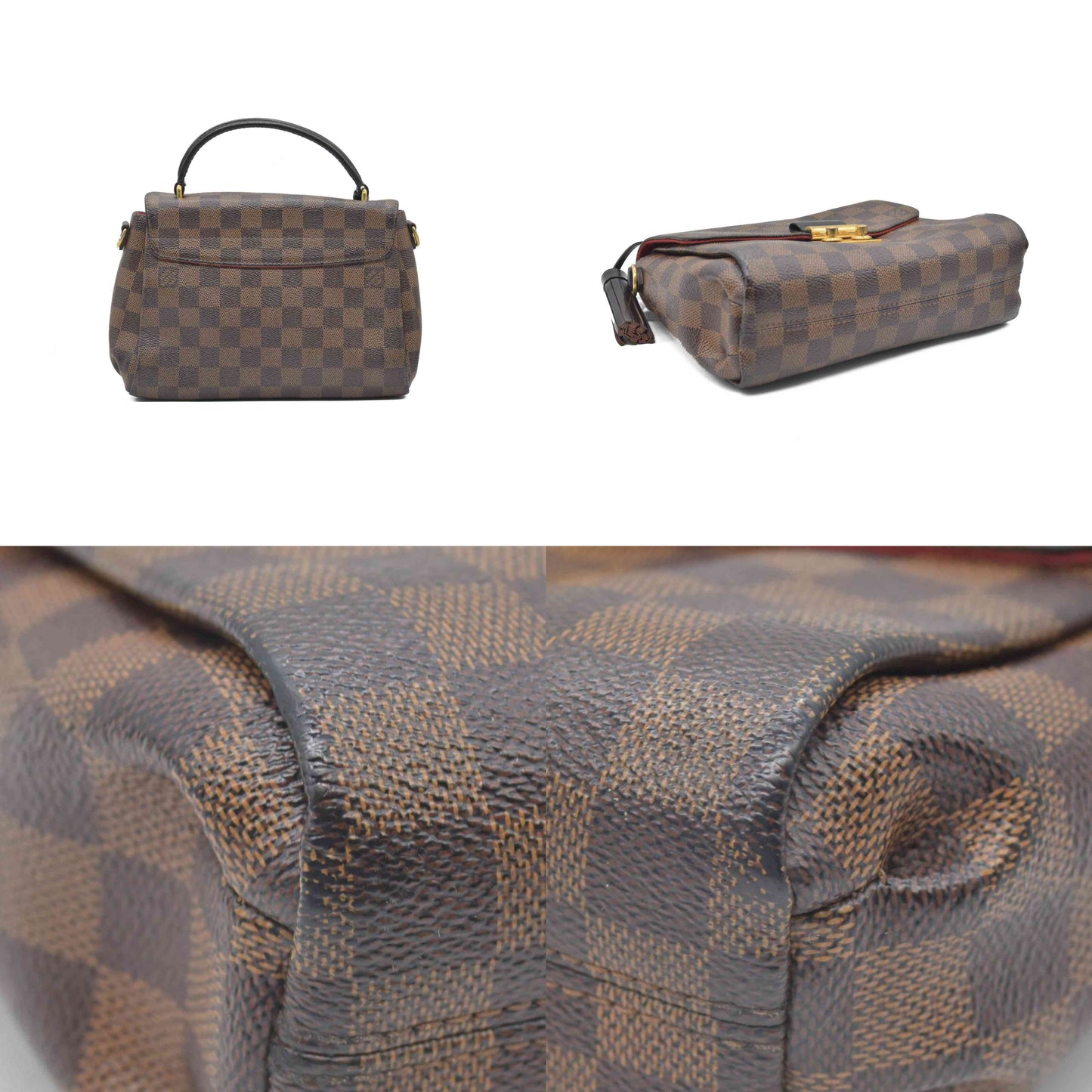 $1960 Louis Vuitton Damier Ebene Croisette