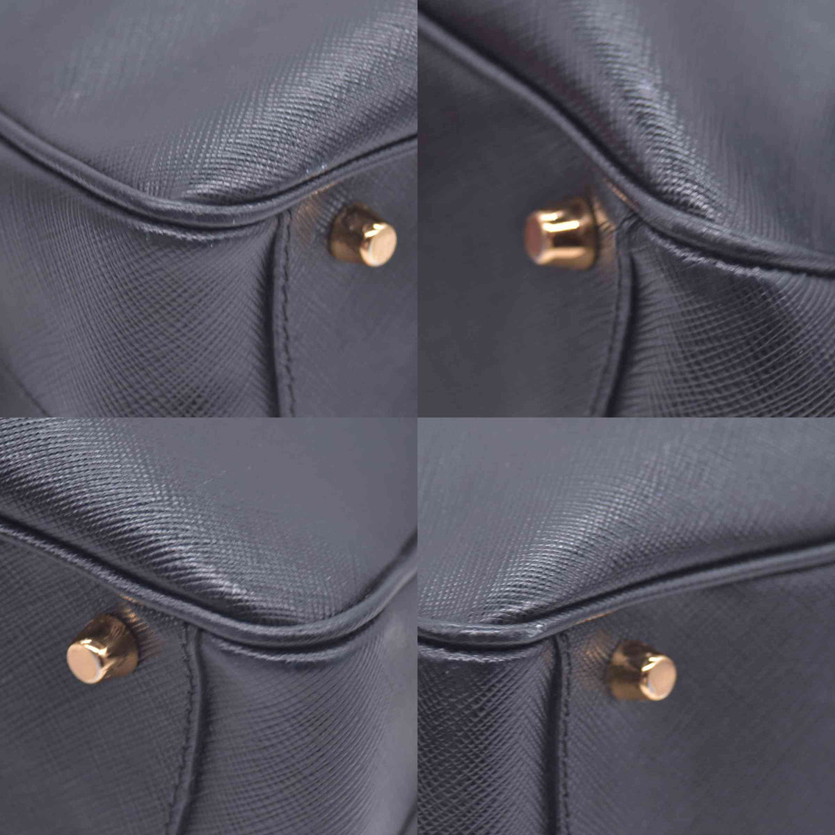 $1195 Prada Bauletto Handbag Saffiano Leather Medium CONSIGNMENT