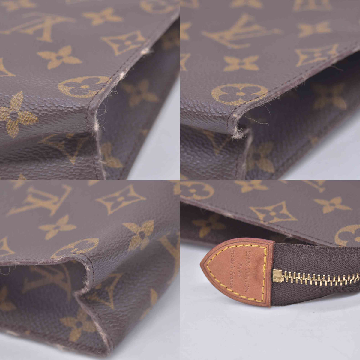 $760 Louis Vuitton Monogram Poche Toiletry 26 Clutch Bag