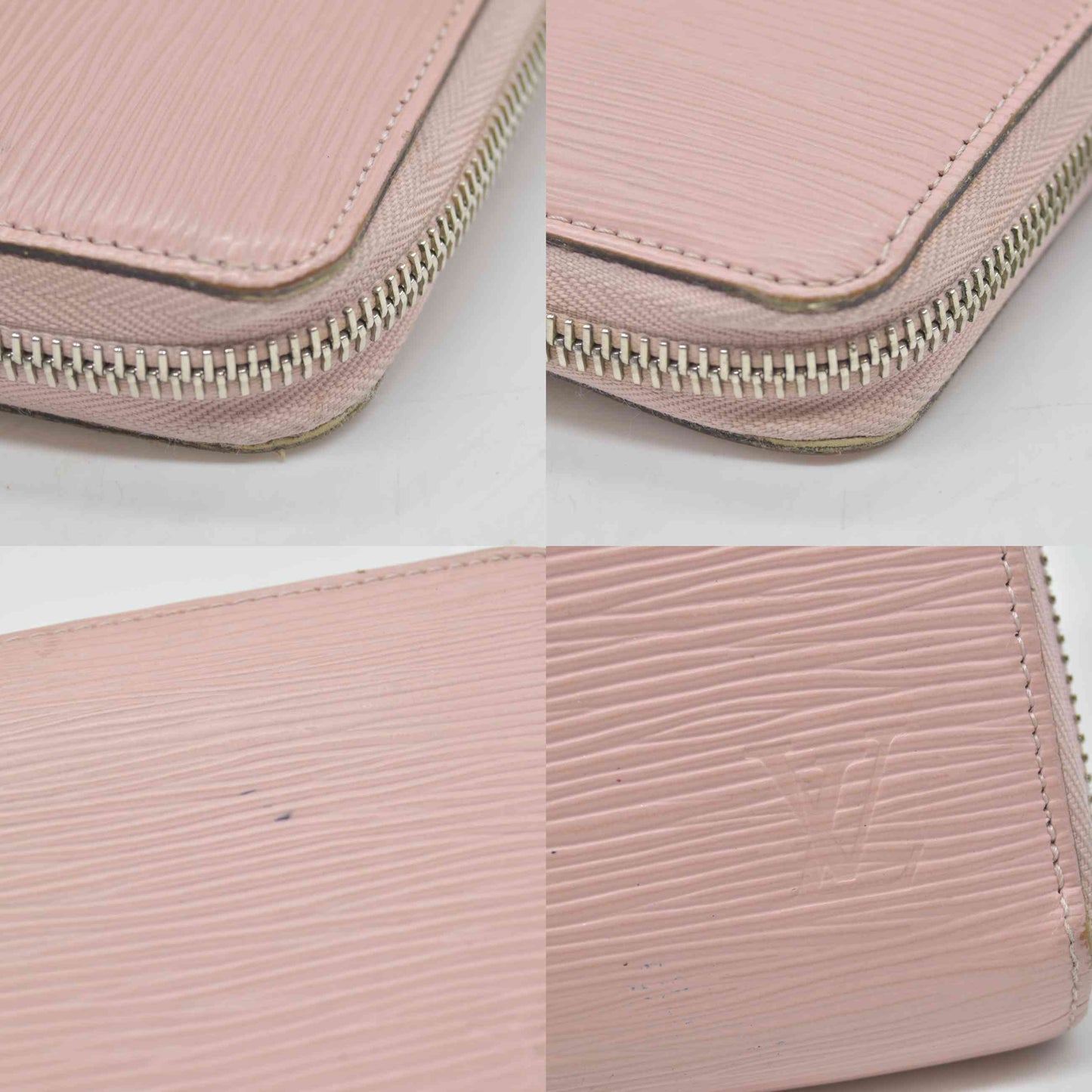 $1040 2016 LOUIS VUITTON Epi Zippy Wallet Rose Ballerine CA1116