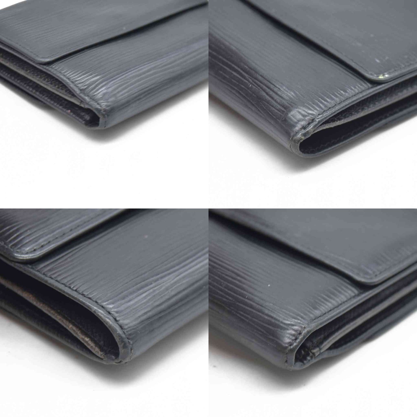 AUCTION $650Louis Vuitton Epi Porte Feiulle Elise Credit Leather Trifold Wallet SP0676