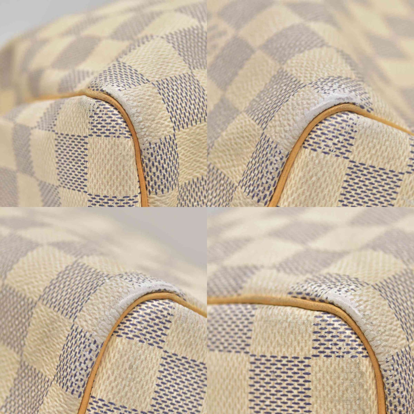 $1980 Louis Vuitton Damier Azur Speedy Bandouliere 30 SP2183 2013