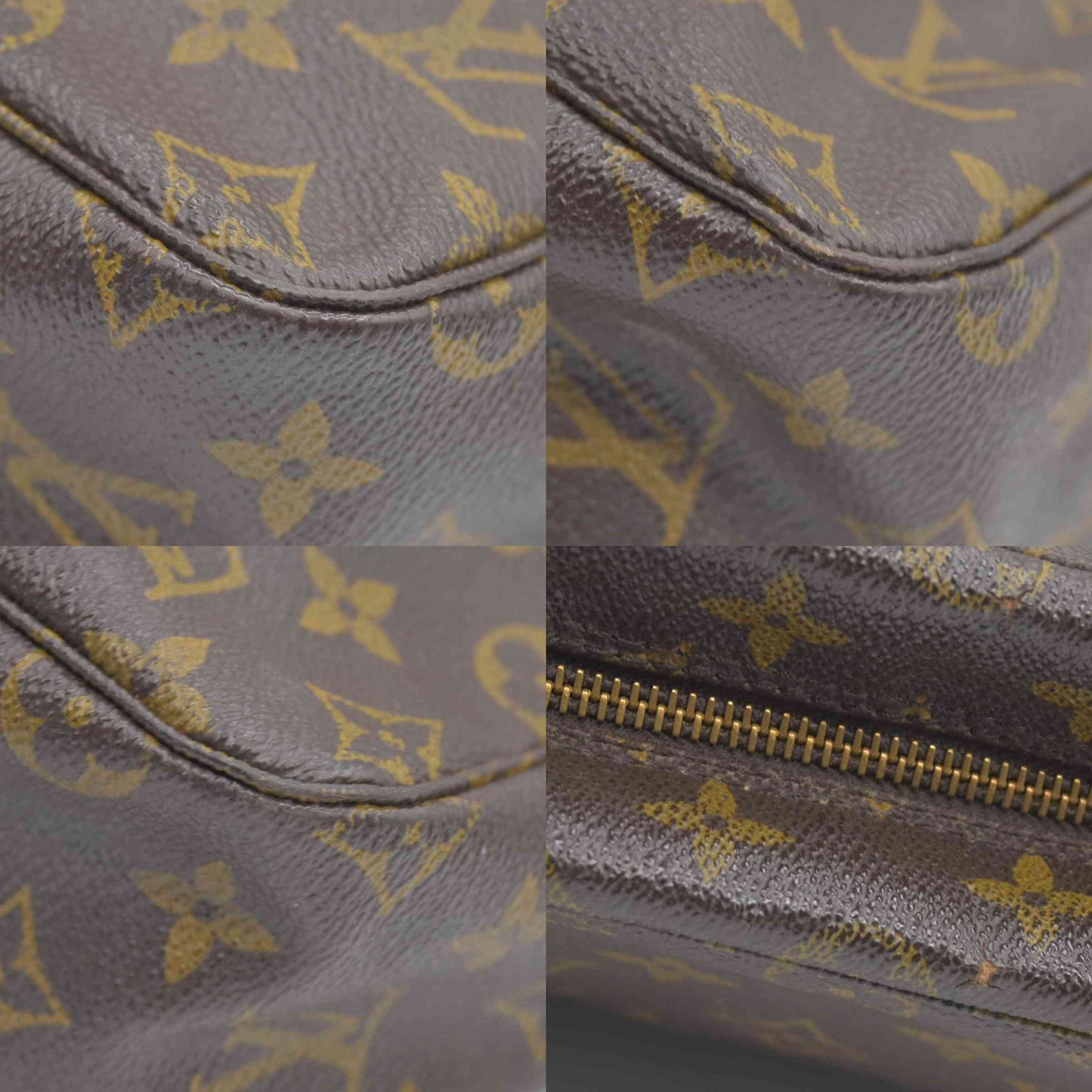 $600 Louis Vuitton Monogram Trousse Toilette 28 Clutch Pouch Bag 882TH