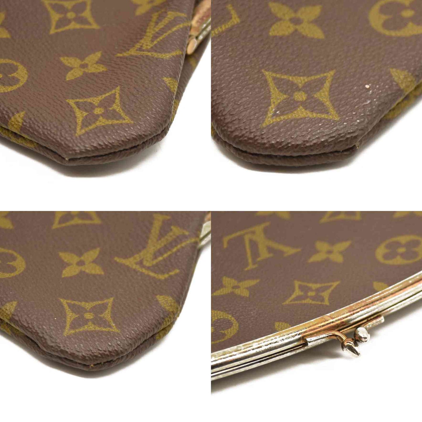 Louis Vuitton  Monogram Kisslock Coin Purse