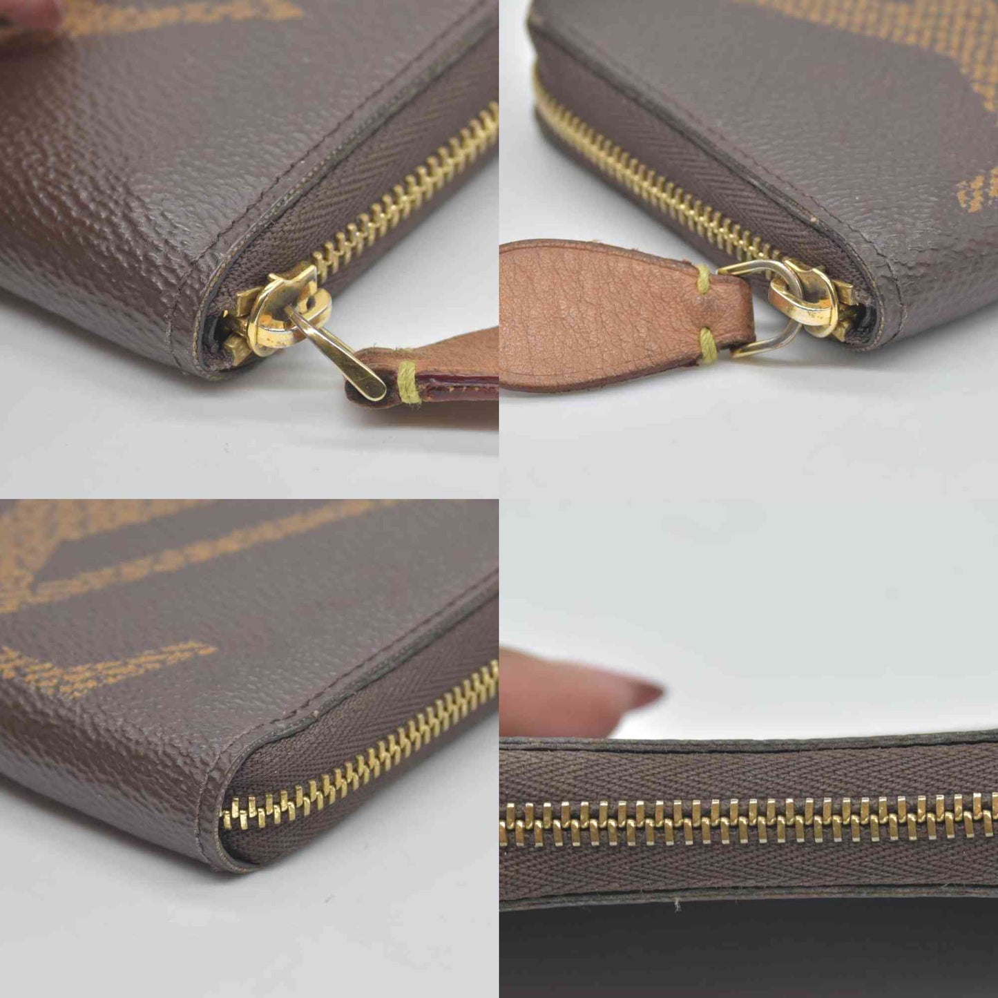 $560 2019 Louis Vuitton Monogram Giant Zippy Coin Purse COSIGNMENT SN0199