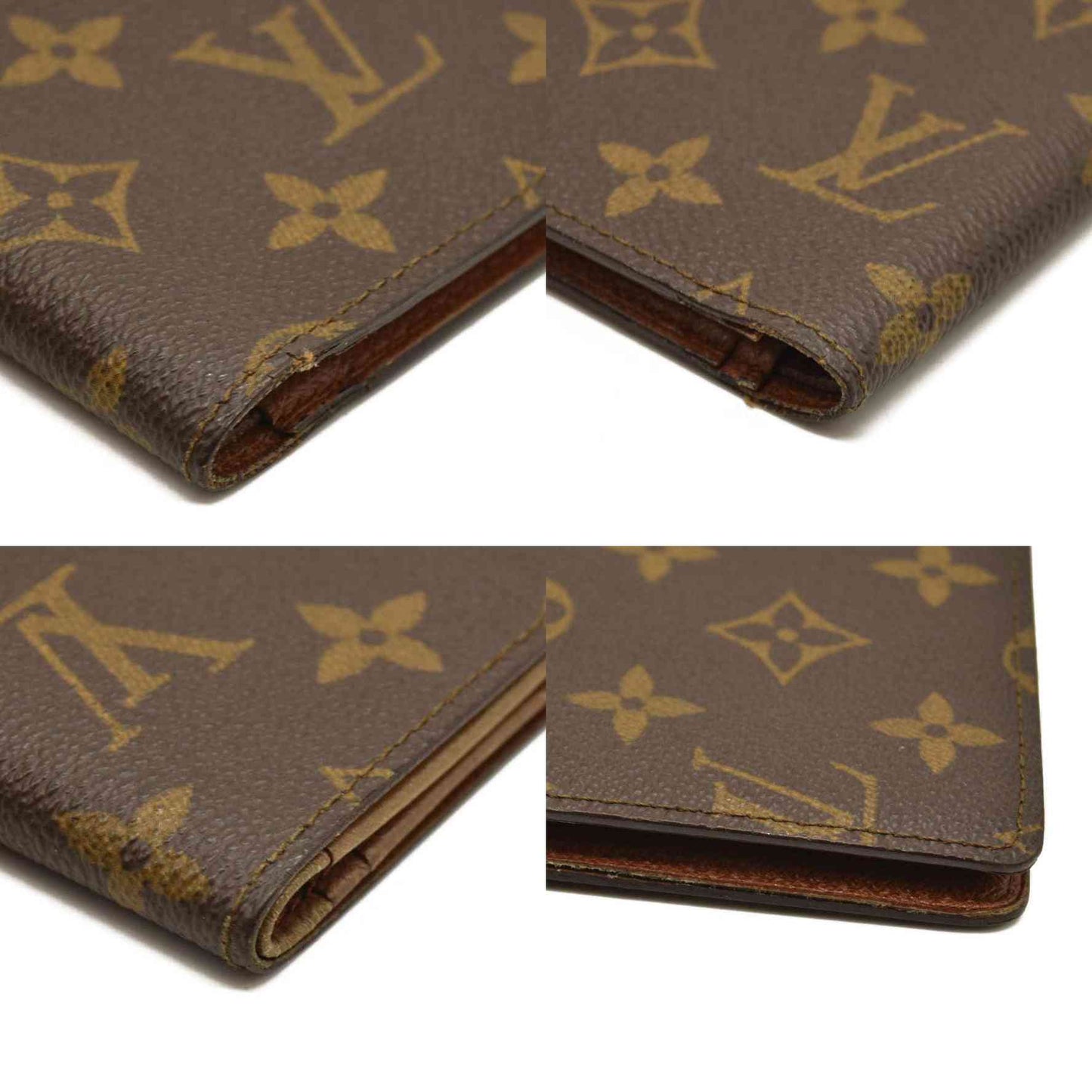 Louis Vuitton Monogram Bifold Wallet Purse 8910RA