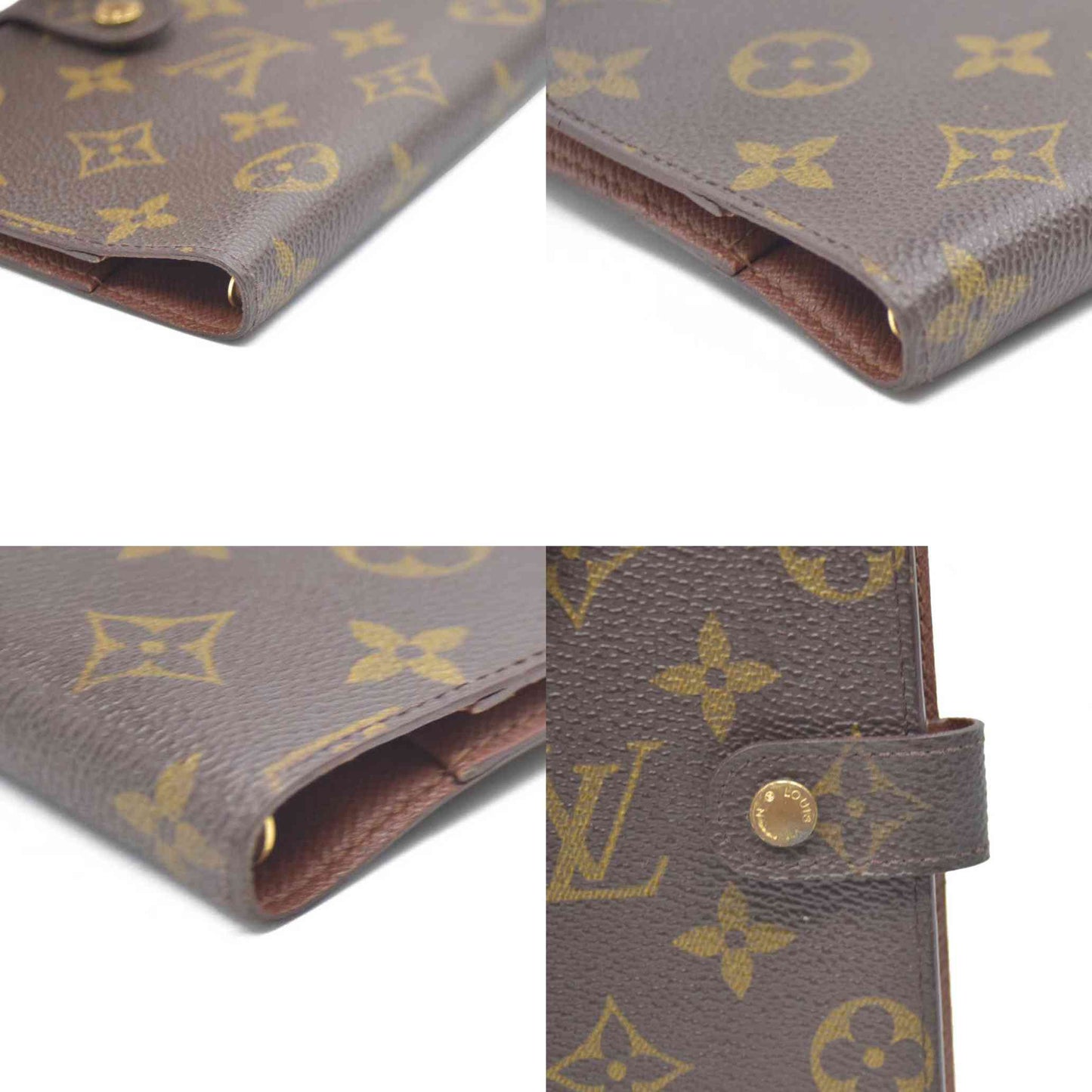 LOUIS VUITTON Monogram Agenda PM Day Planner Notebook Cover CA0030 AUCTION $495