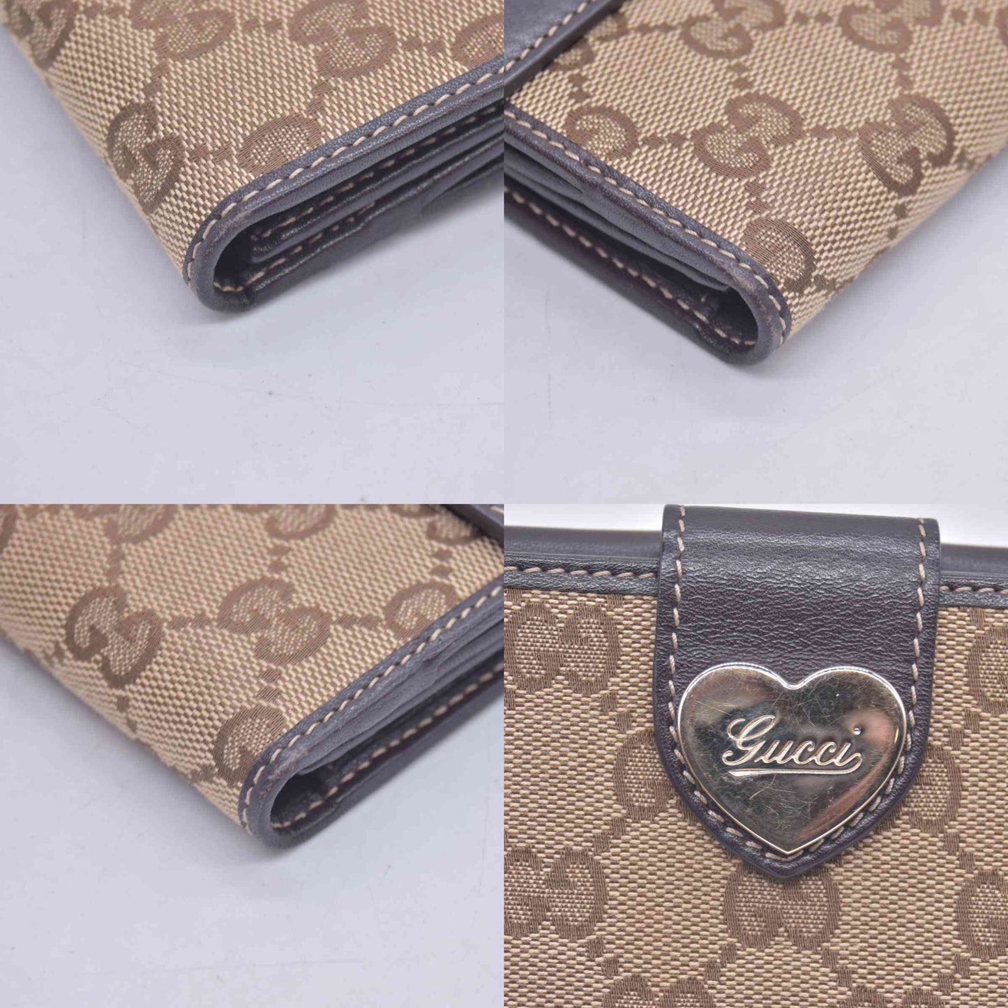 Gucci  GG Canvas Canvas Trifold Wallet CONSIGNMENT