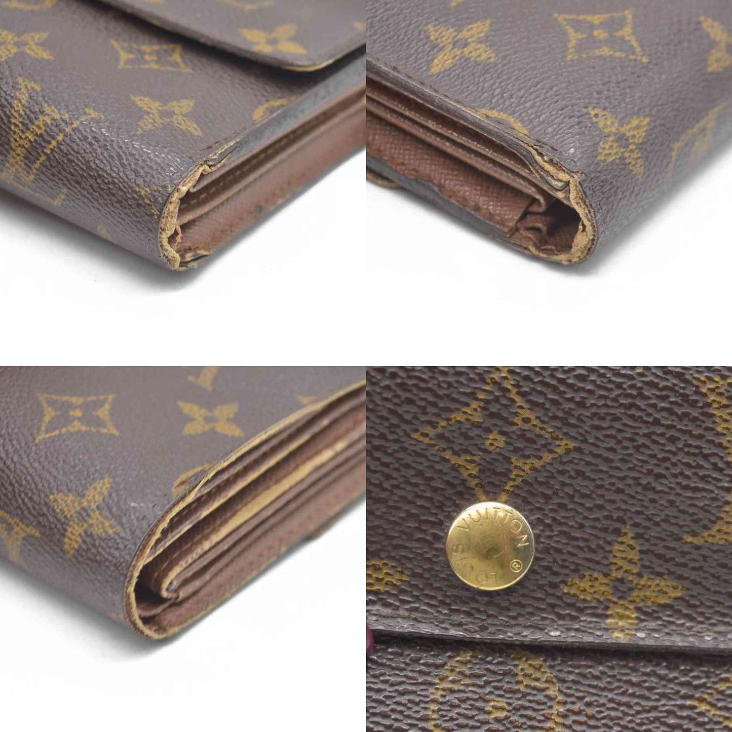 LOUIS VUITTON Monogram Alexandra Trifold Wallet