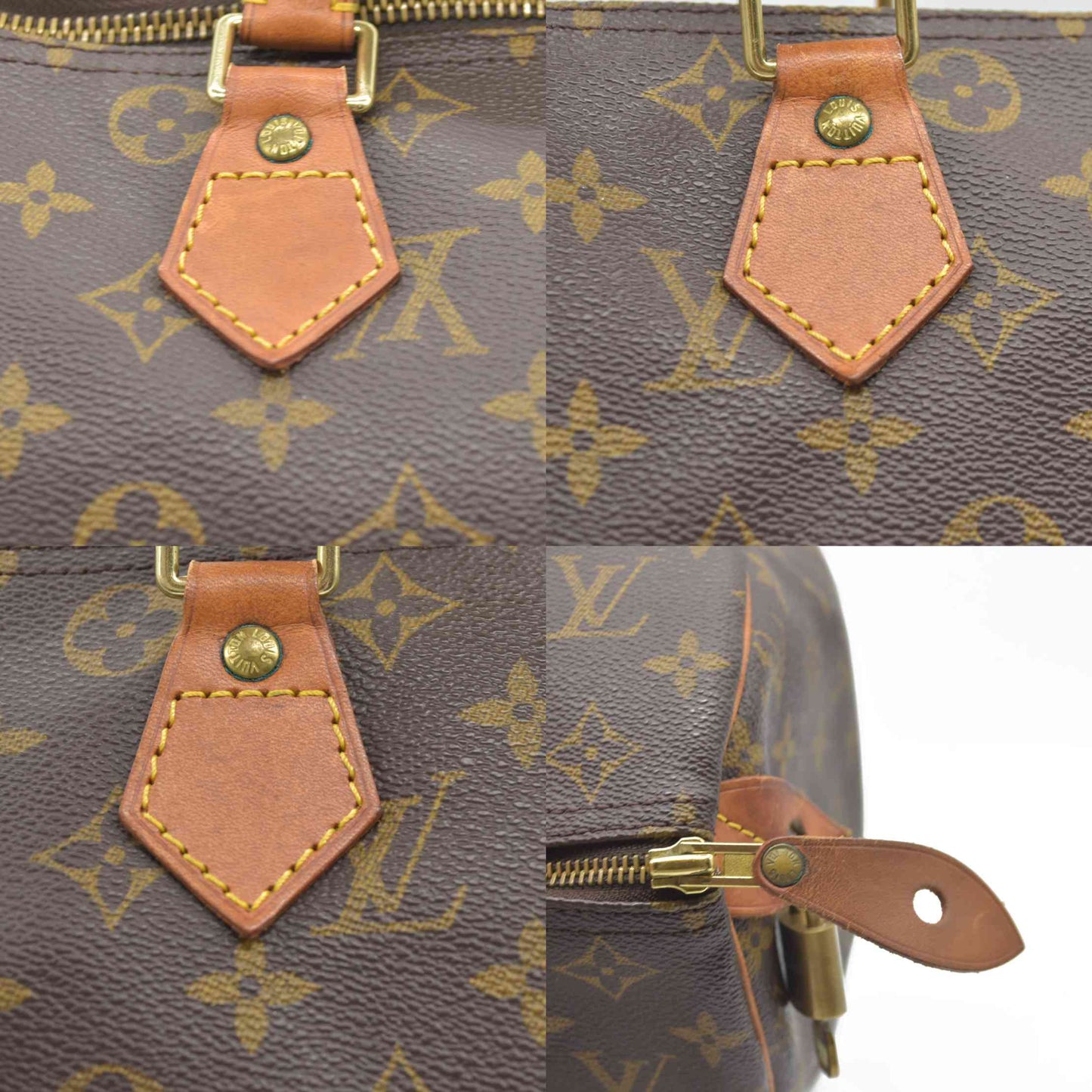 $1550 Louis Vuitton Monogram Speedy 30 SP0959 1999