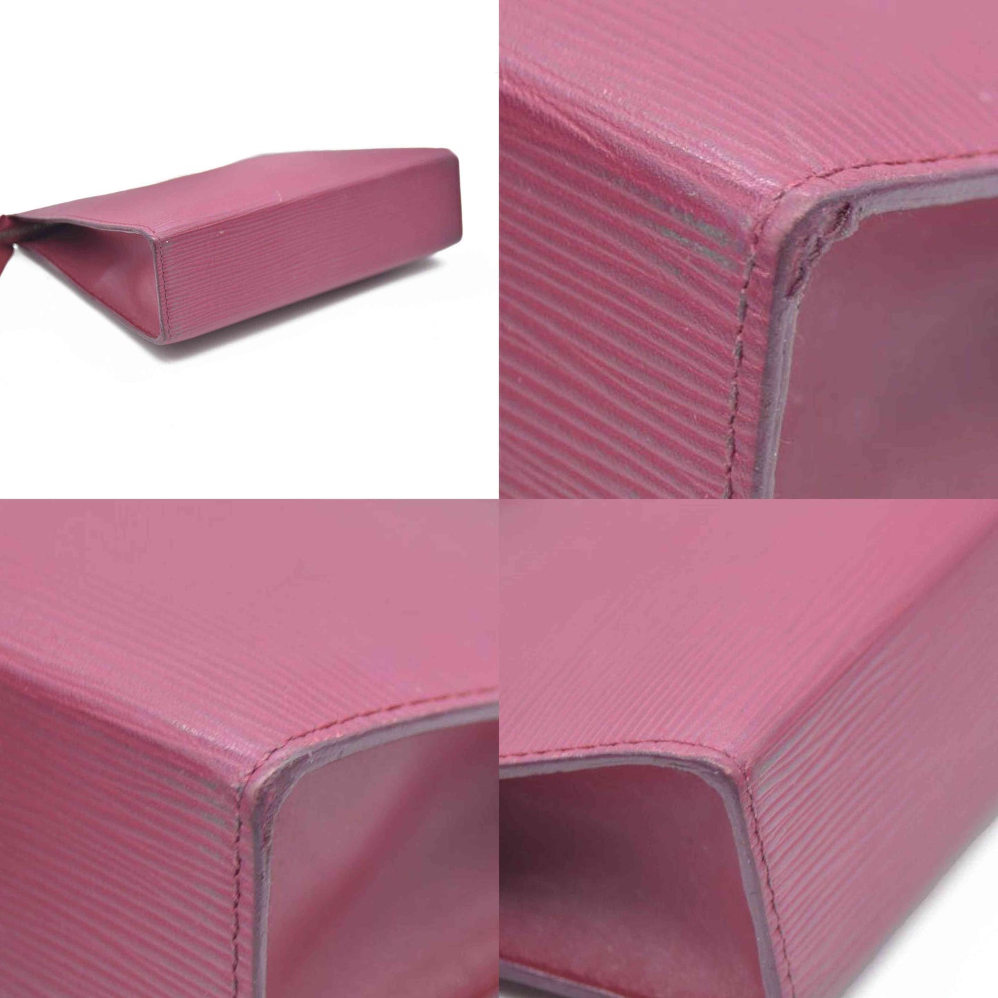 Louis Vuitton Epi Poche Toilette 26 Cosmetics Pouch Purse Pink TA0185