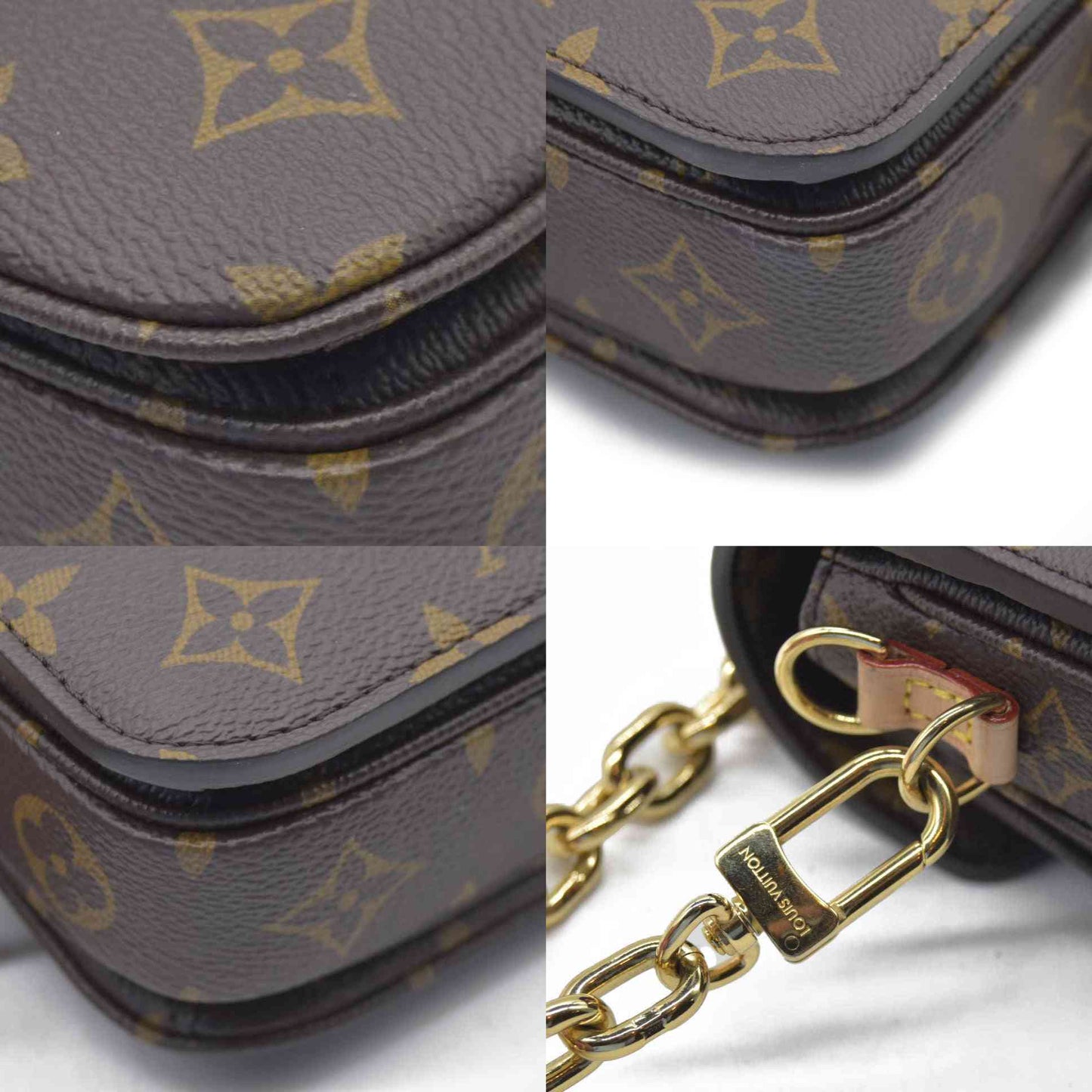$3200 Louis Vuitton Monogram Pochette Métis East West