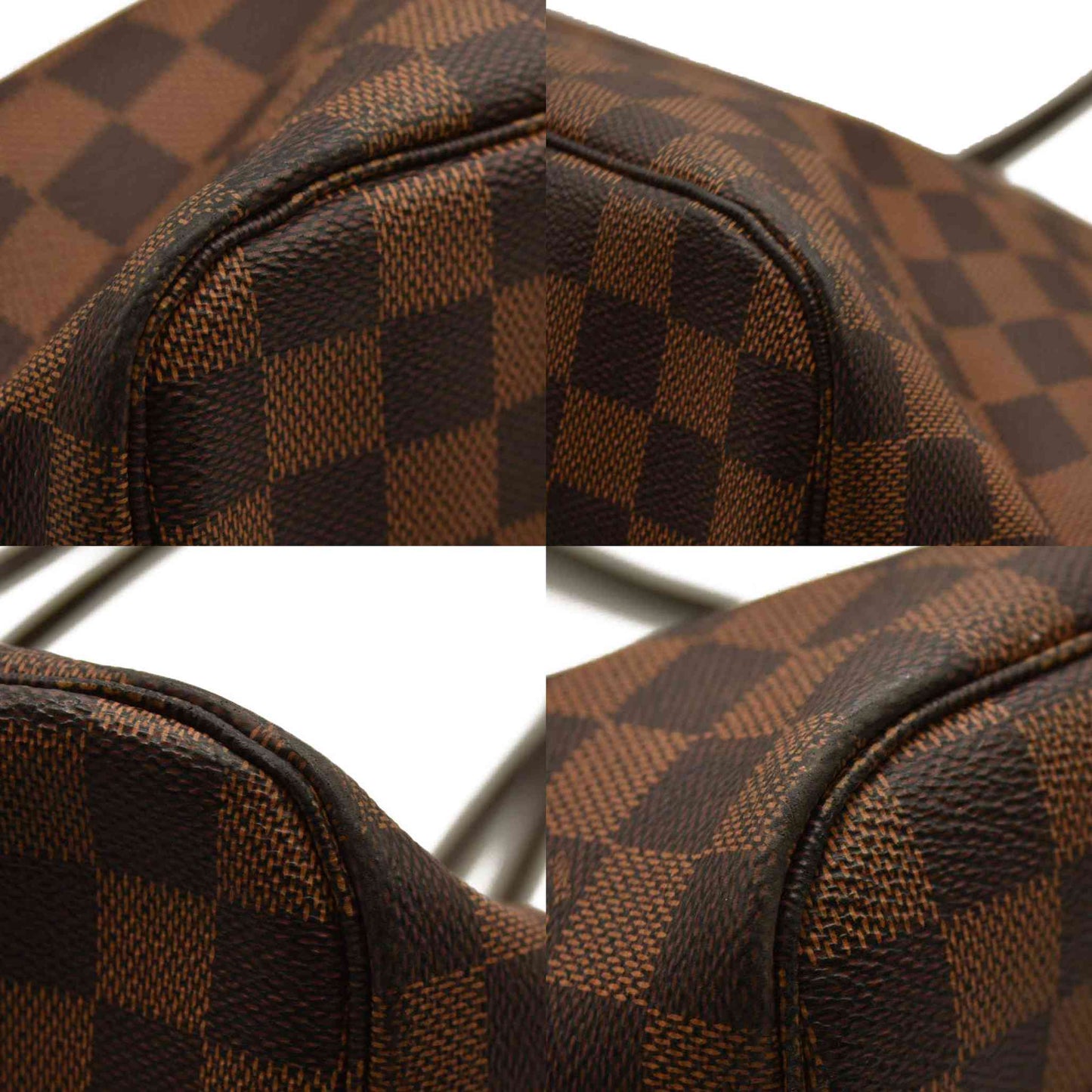 LOUIS VUITTON Damier Ebene Neverfull MM With Pouch SD21