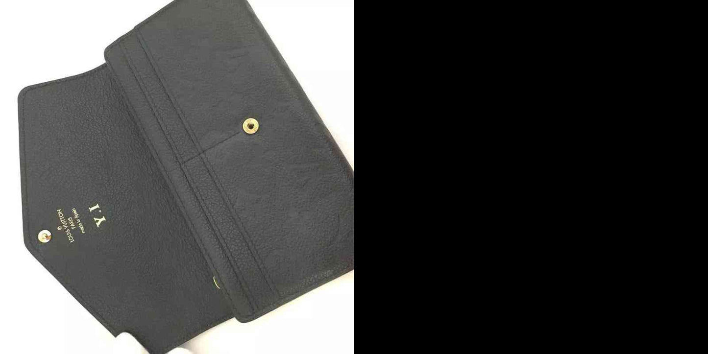 Louis Vuitton  Empreinte Sarah Wallet NM Black CA0129