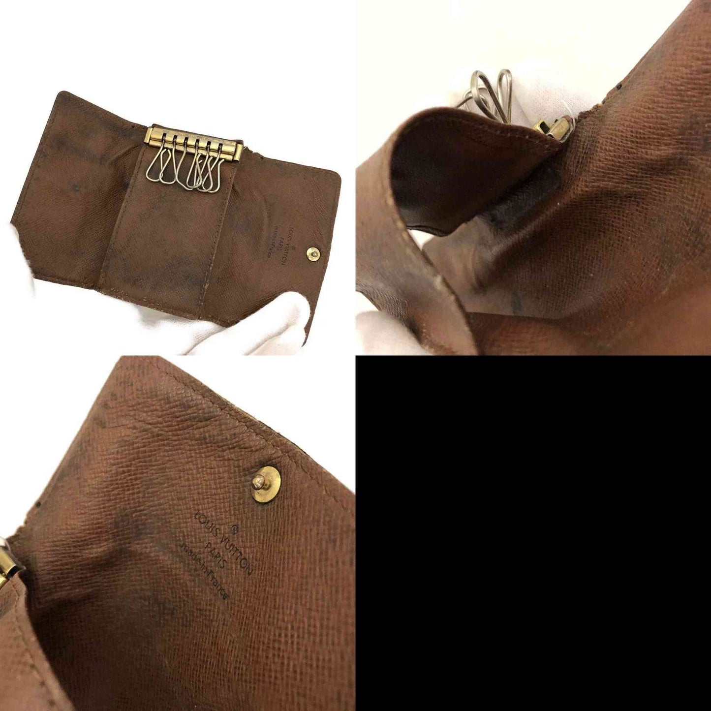 Louis Vuitton Monogram Multicles 6 Ring Key Case Brown CT4131