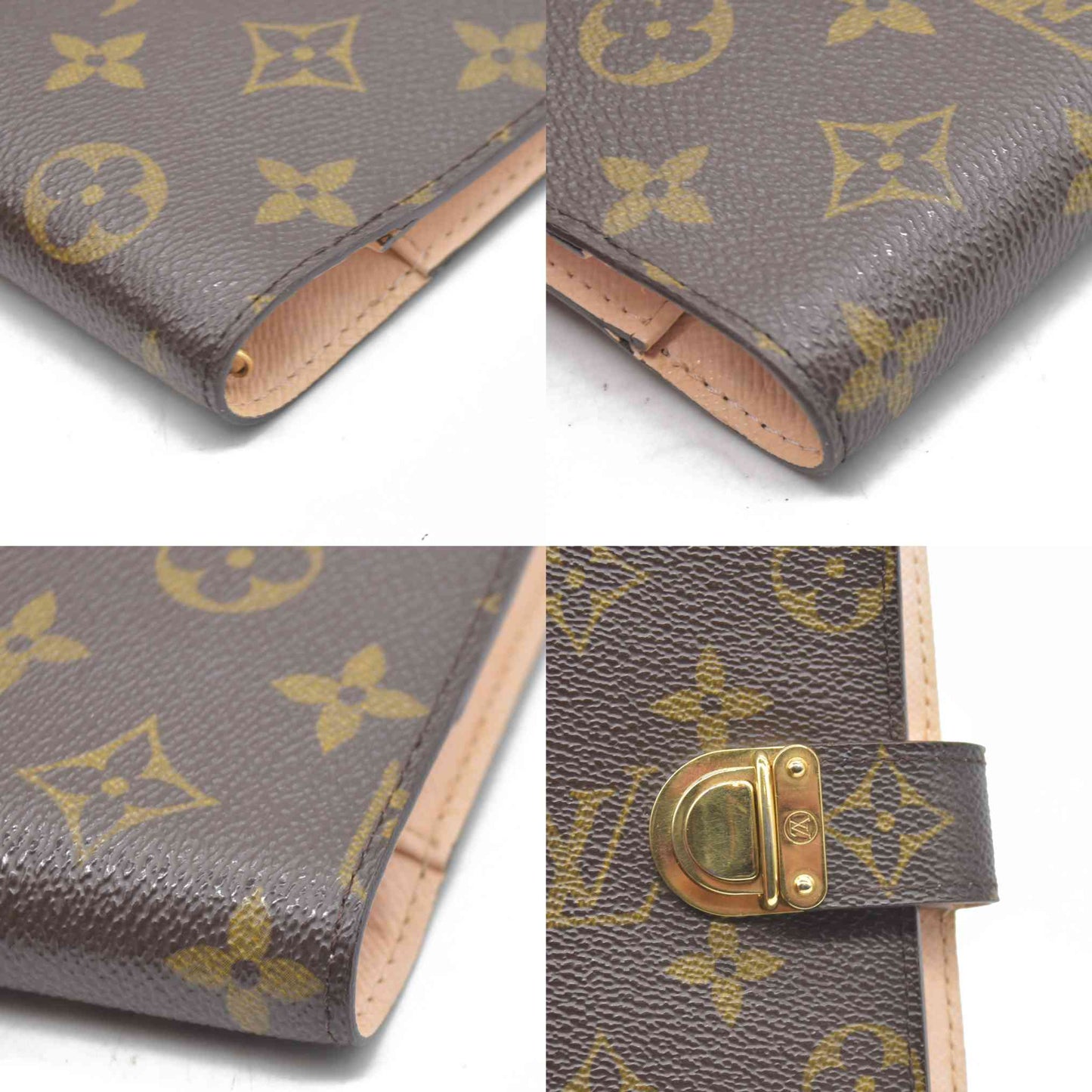 $505 Louis Vuitton Monogram Koala Small Ring Agenda Cover Rose Ballerine CA0075 2005 CONSIGNMENT