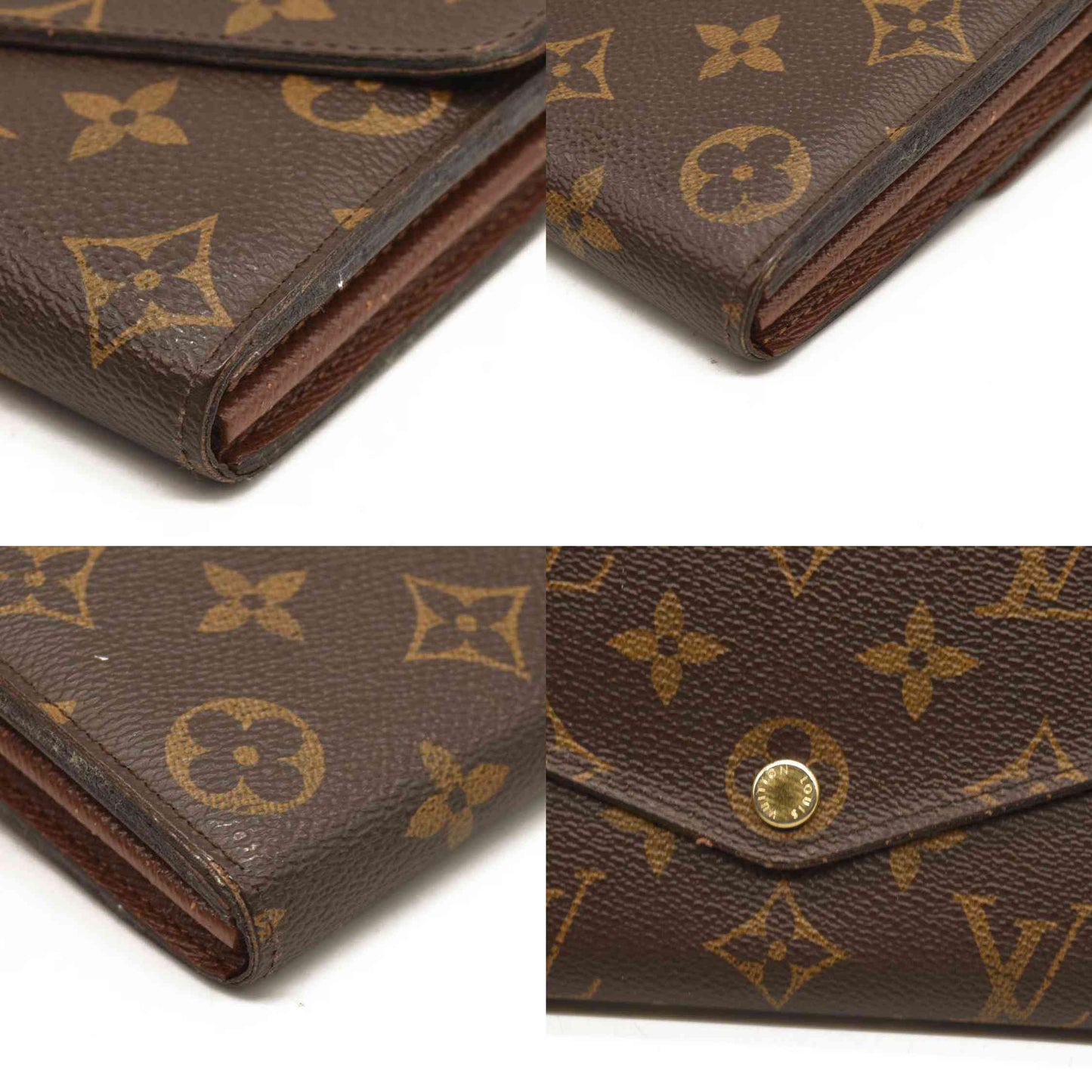 LOUIS VUITTON Monogram Sarah Wallet MI3184