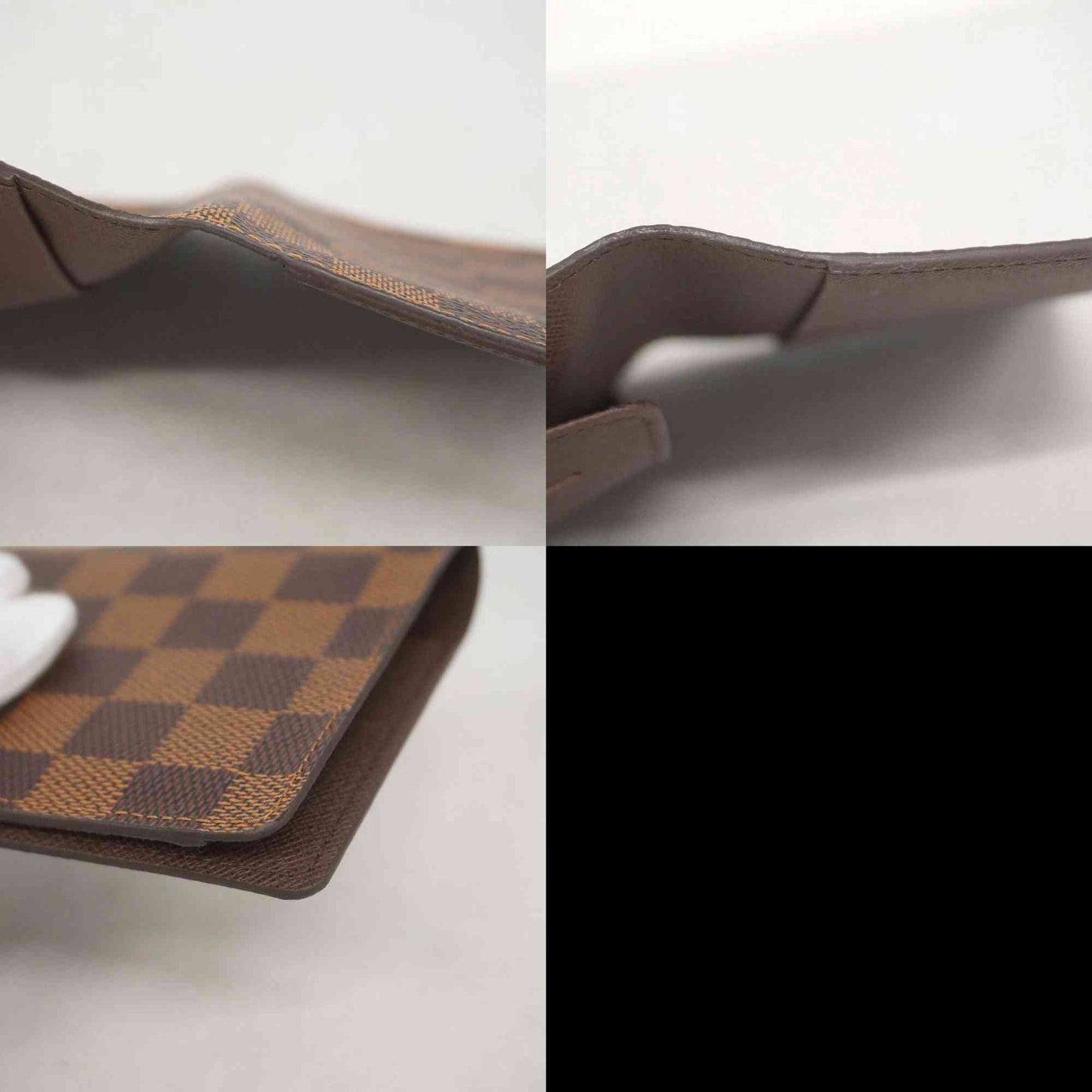 Louis Vuitton  $390 Damier Ebene Passport Cover CA2152